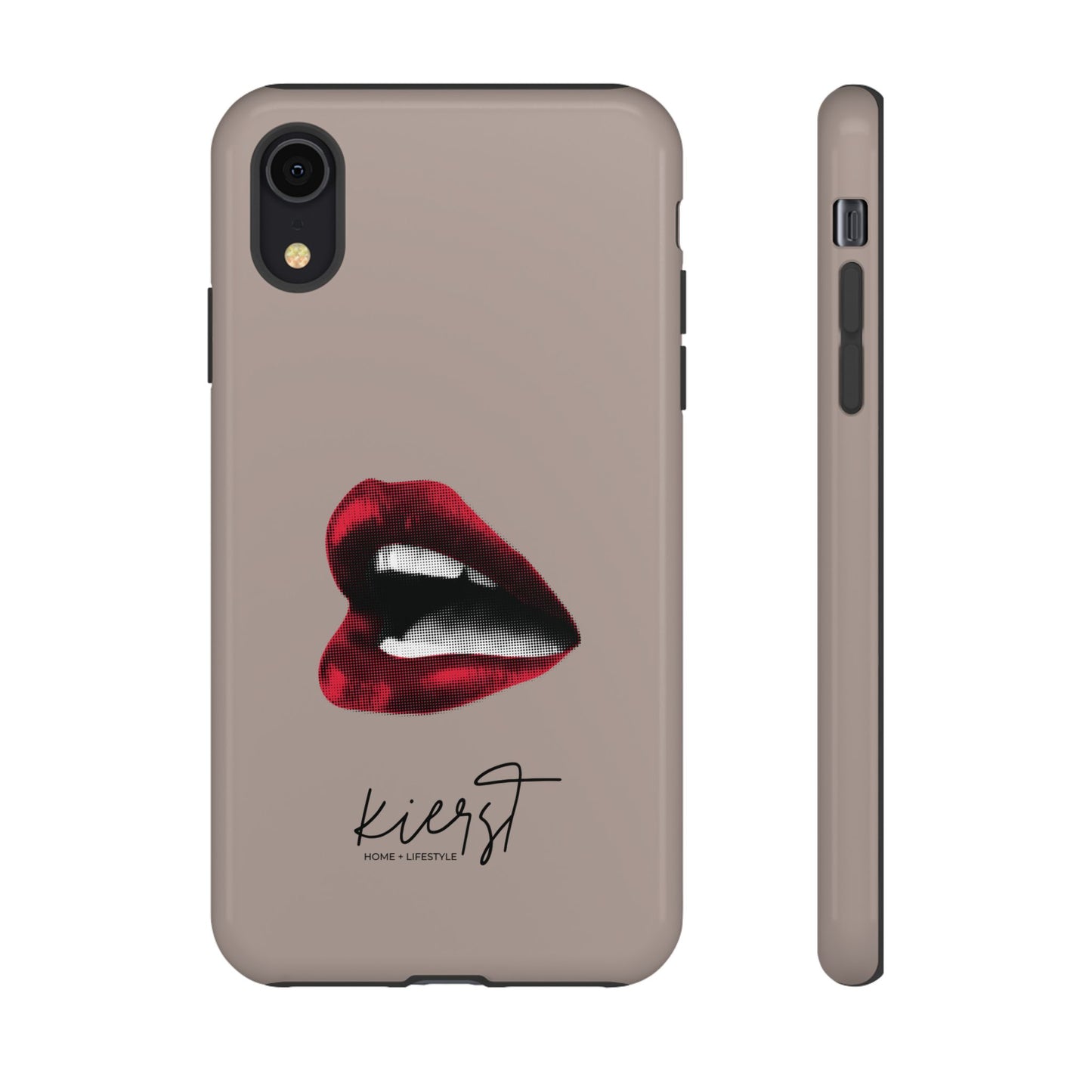 Retro Red Lips iPhone Case | Pop Art Meets Polished