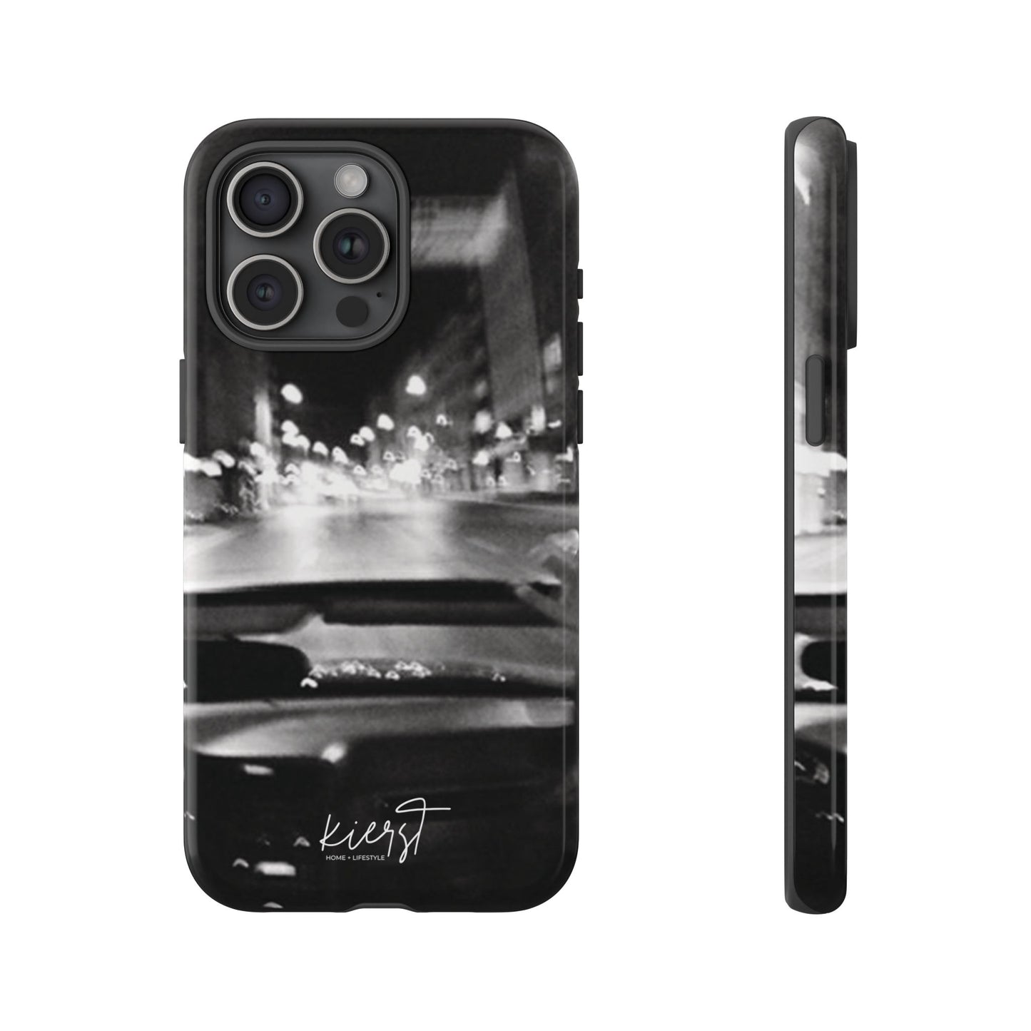 Faded Summer Nights iPhone Case | A Cinematic Blur of City Lights and Nostalgia