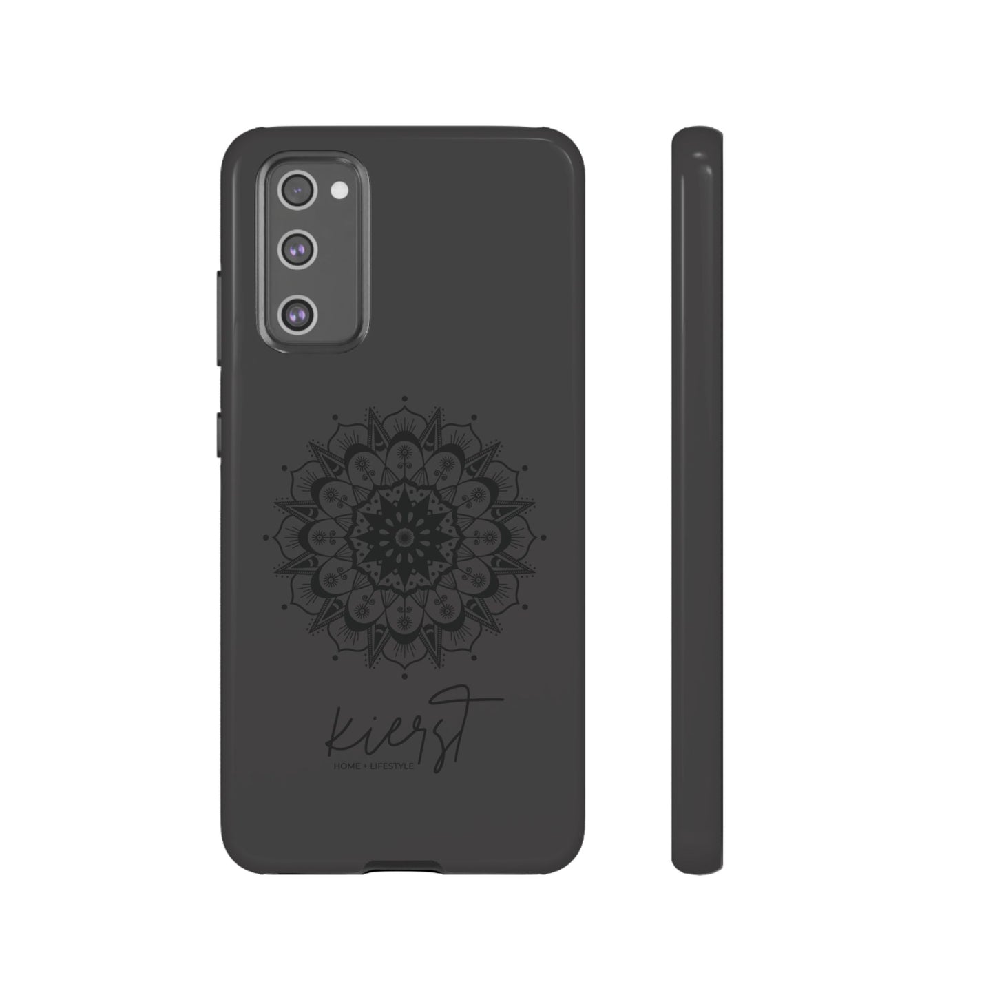 Black Mandala Samsung Galaxy Phone Case | Elevated Symmetry, Timeless Energy