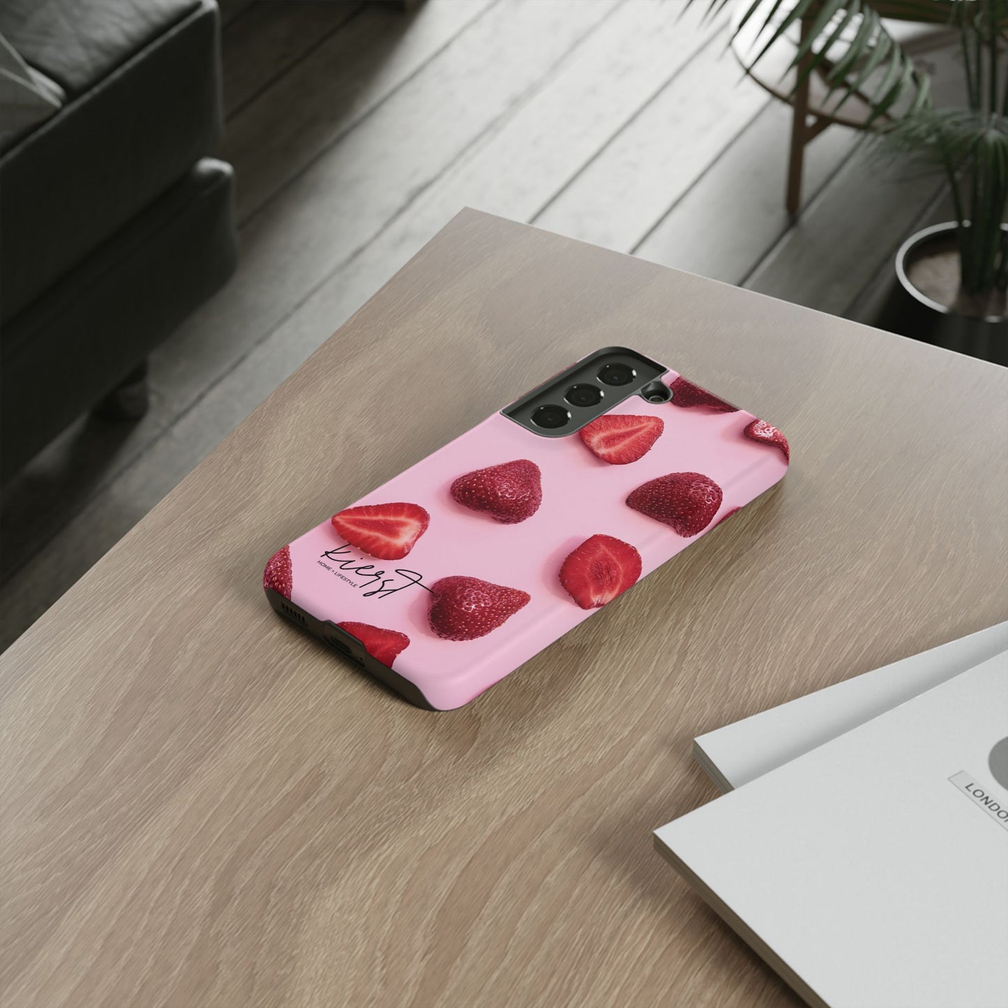 Strawberries Samsung Galaxy Phone Case | A Juicy Pop of Playfulness Meets Polished Design