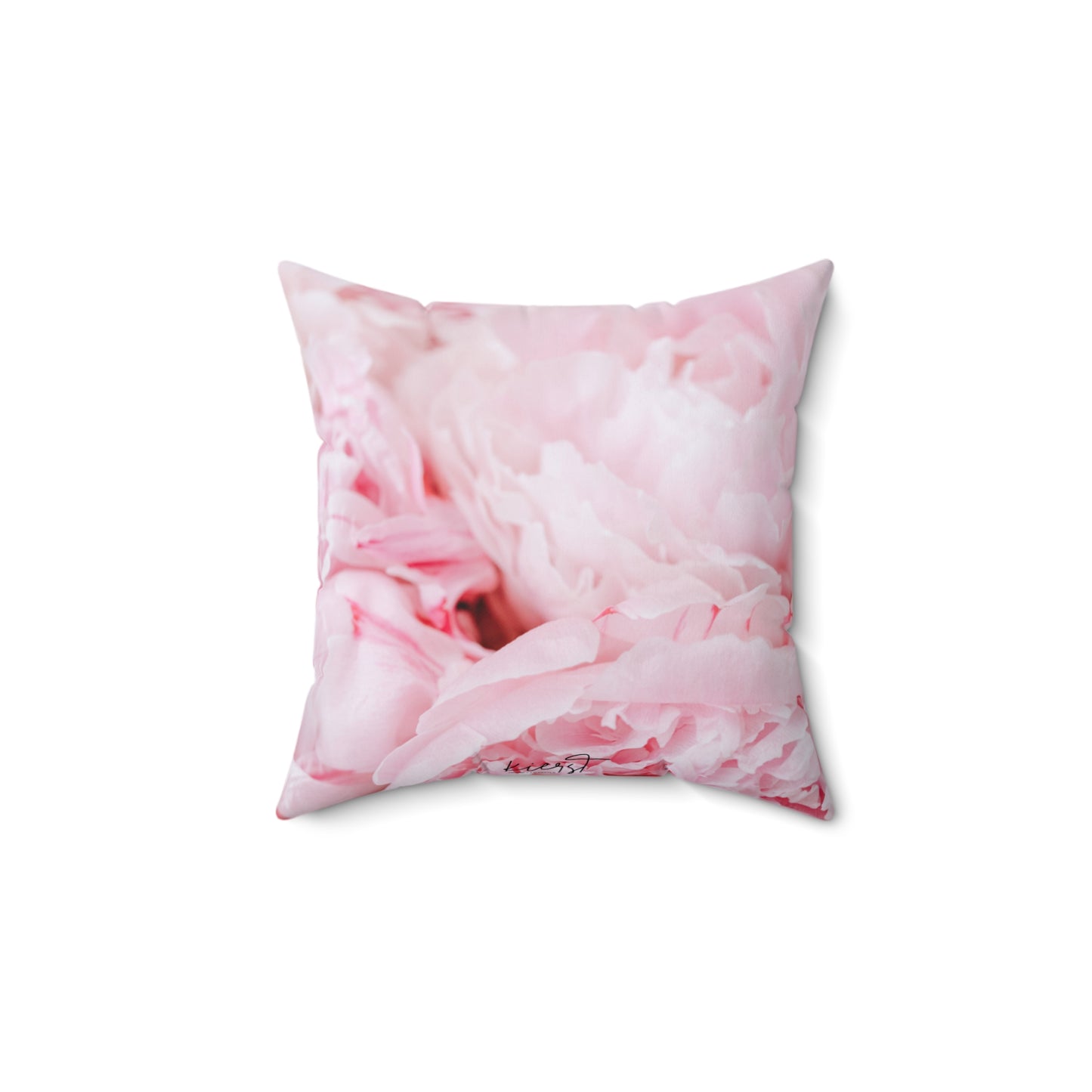 Pink Peony Pillow โ Soft Bloom Print