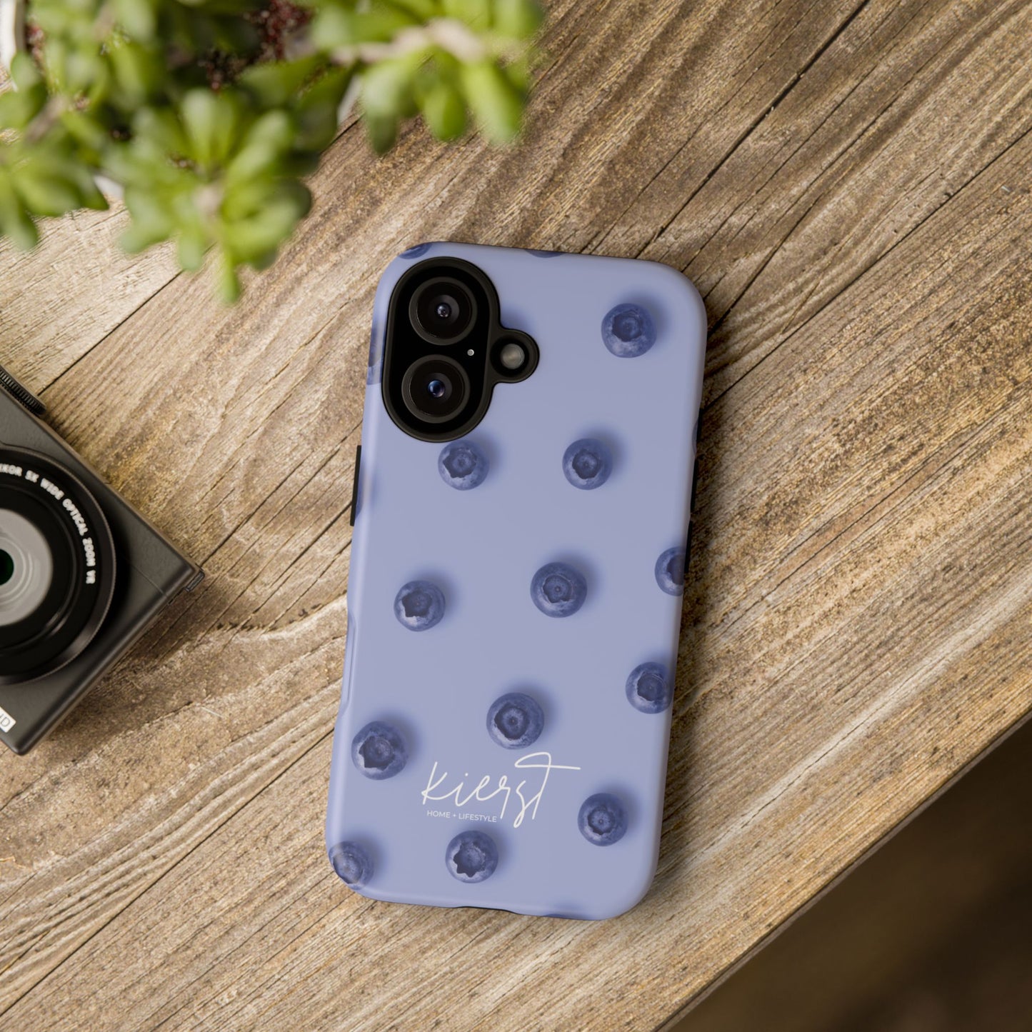 Blueberries iPhone Case | A refined play on fruit-forward charm