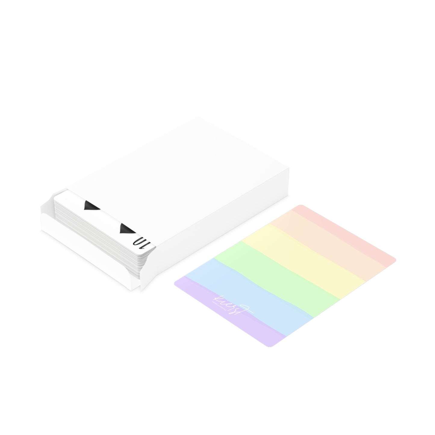 Pastel Rainbow Playing Cards – Soft, Stylish, and Playful