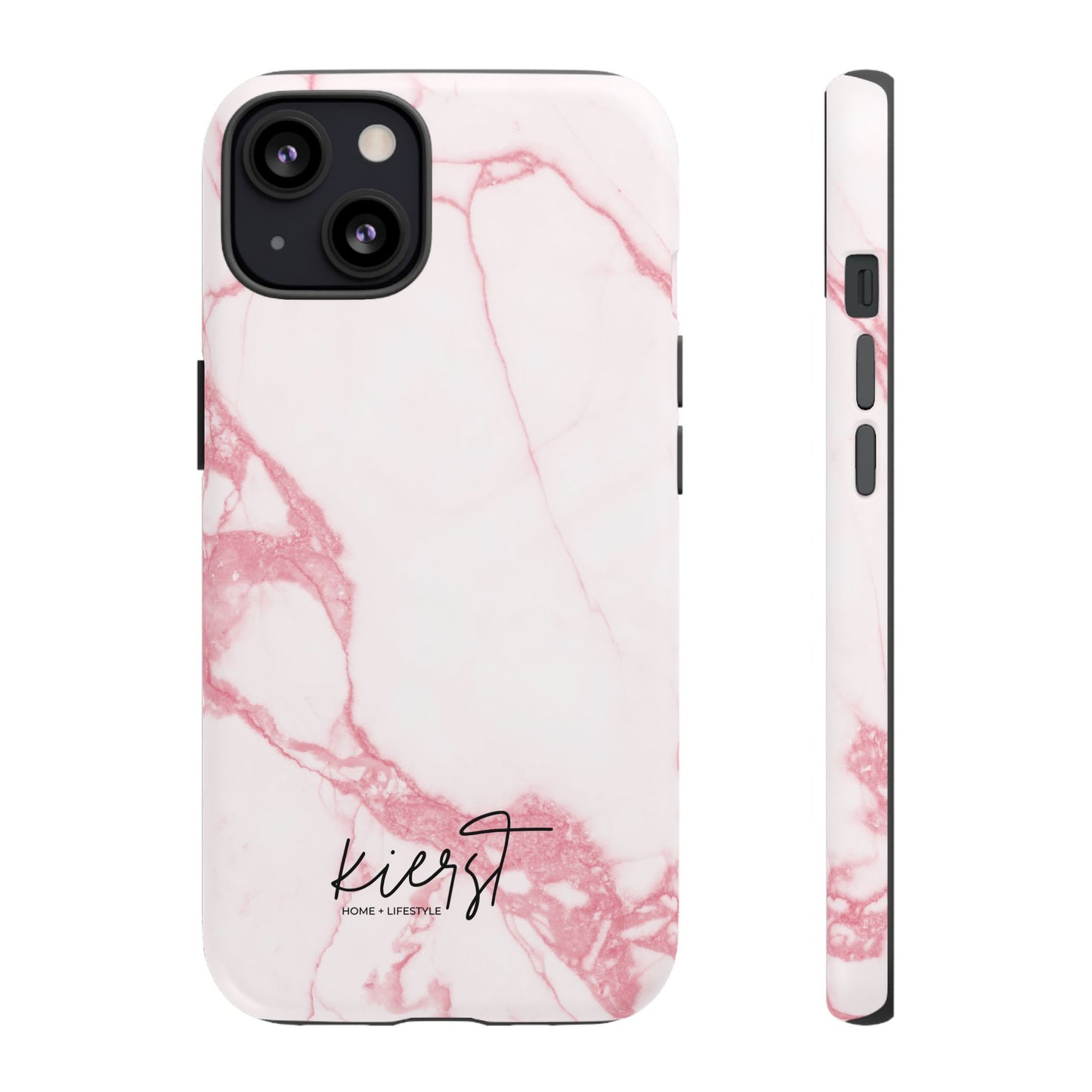 Pink & White Marble iPhone Case | Classic Elegance, Feminine Twist