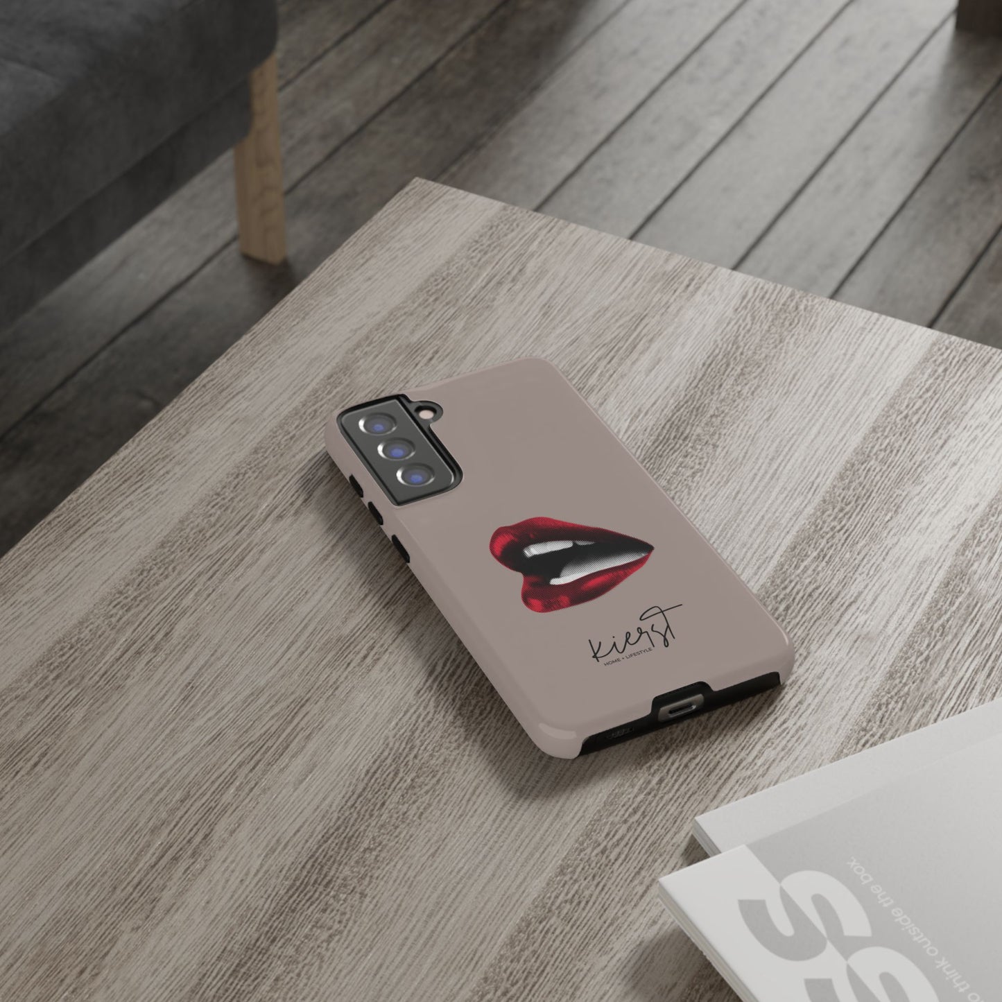 Retro Red Lips Samsung Galaxy Case | Pop Art, Luxe Feel