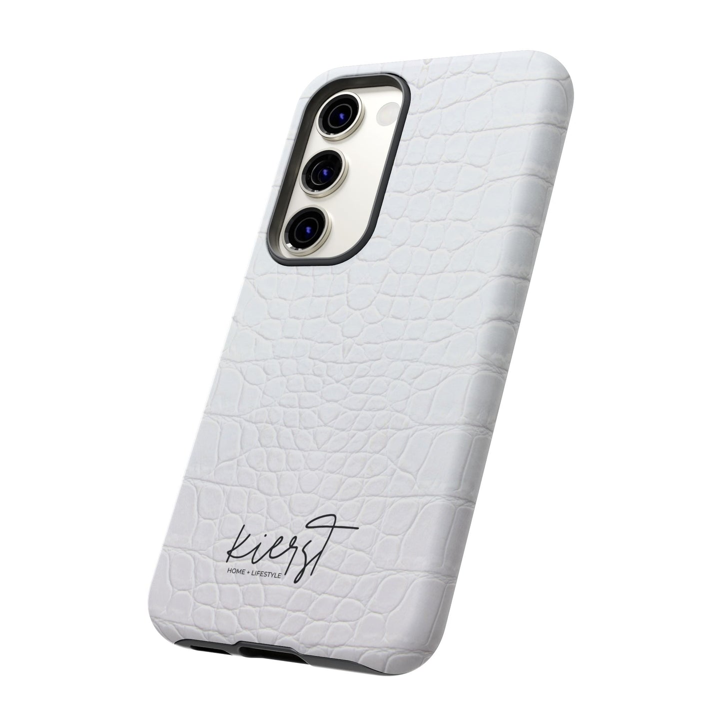 White Alligator Samsung Galaxy Case | Classic Texture Meets Modern Edge