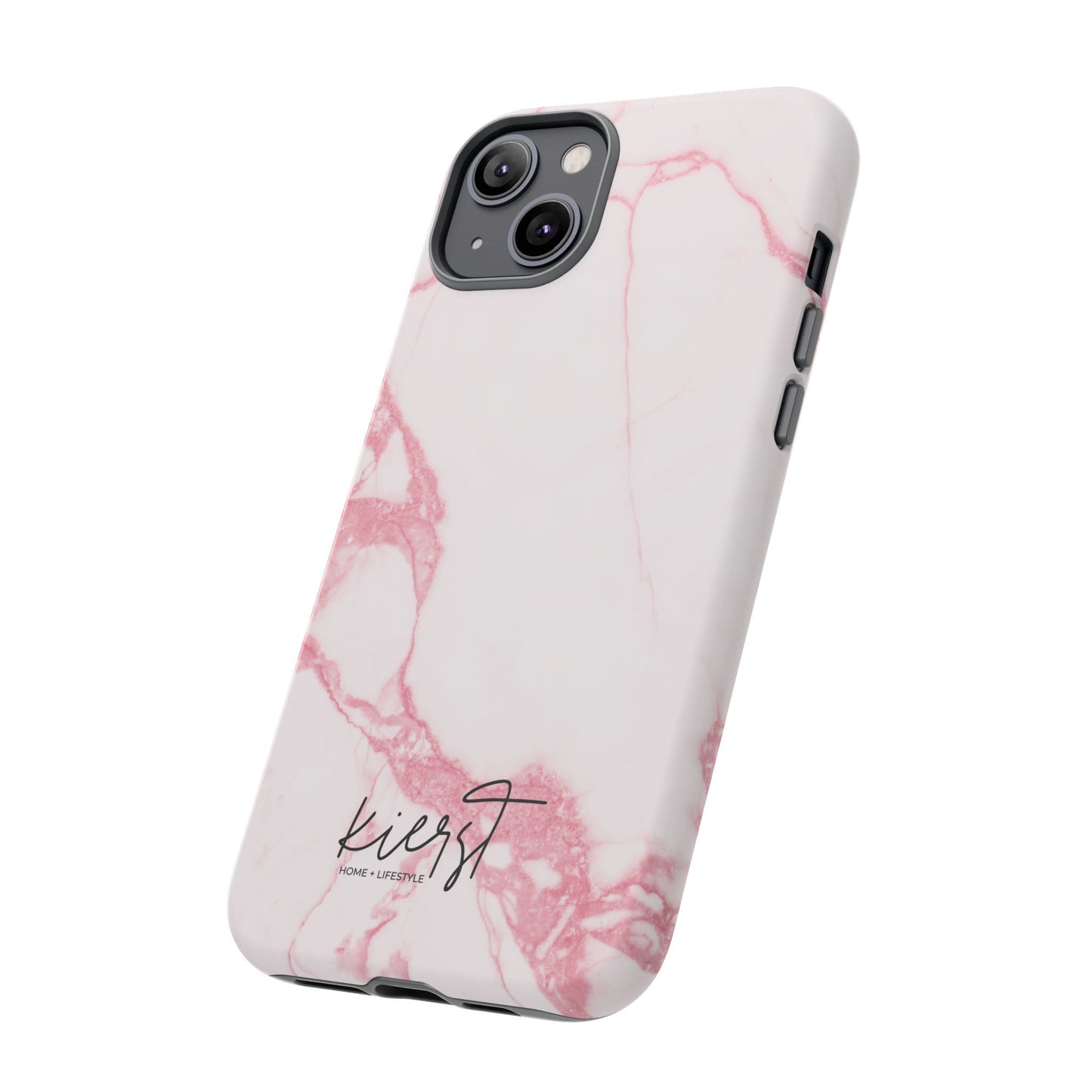 Pink & White Marble iPhone Case | Classic Elegance, Feminine Twist