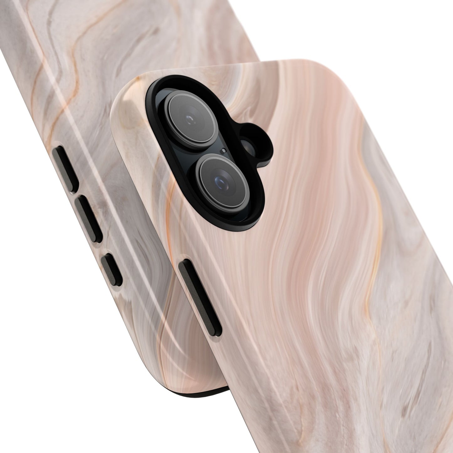 Blush Swirl Marble iPhone Case | Soft Curves, Strong Protection