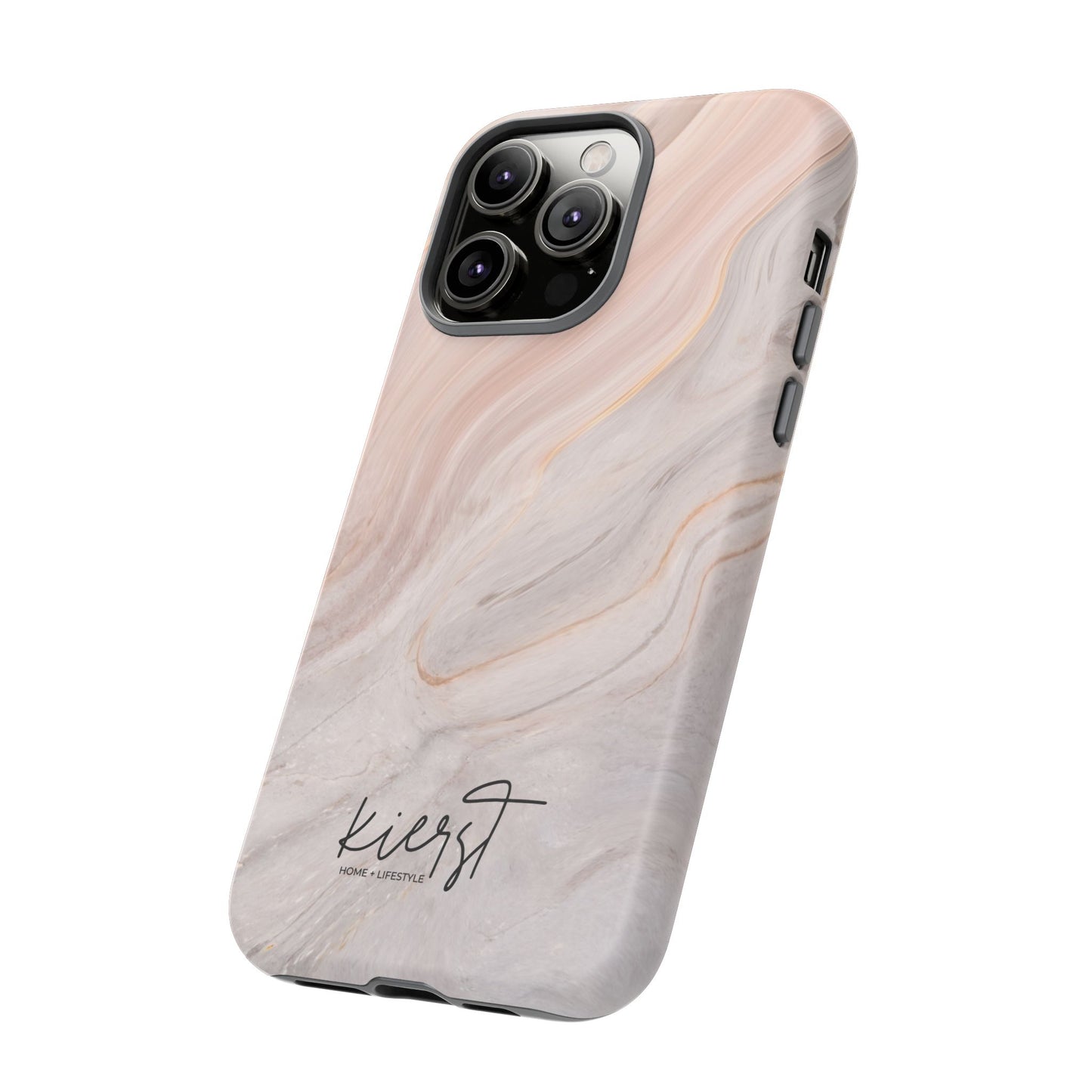 Blush Swirl Marble iPhone Case | Soft Curves, Strong Protection