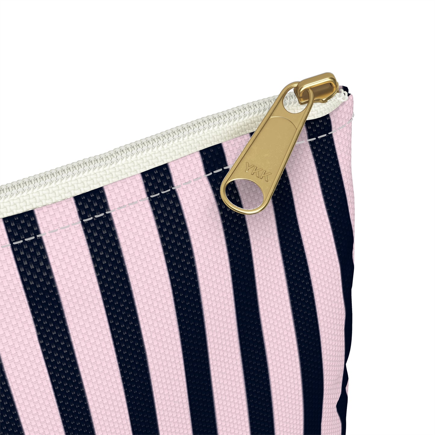 Signature Pink & Signature Storm Striped Accessory Pouch