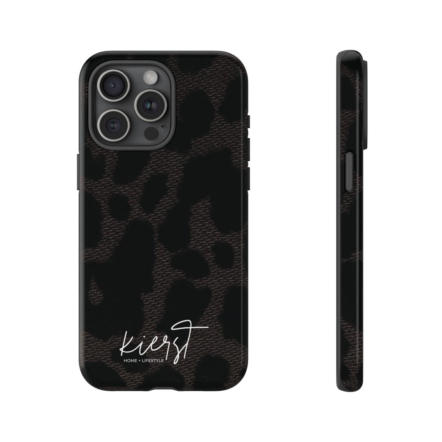 Black Leopard iPhone Case