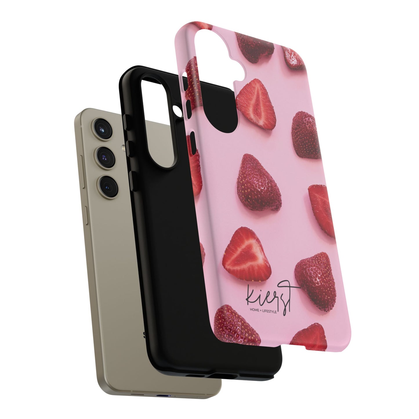 Strawberries Samsung Galaxy Phone Case | A Juicy Pop of Playfulness Meets Polished Design