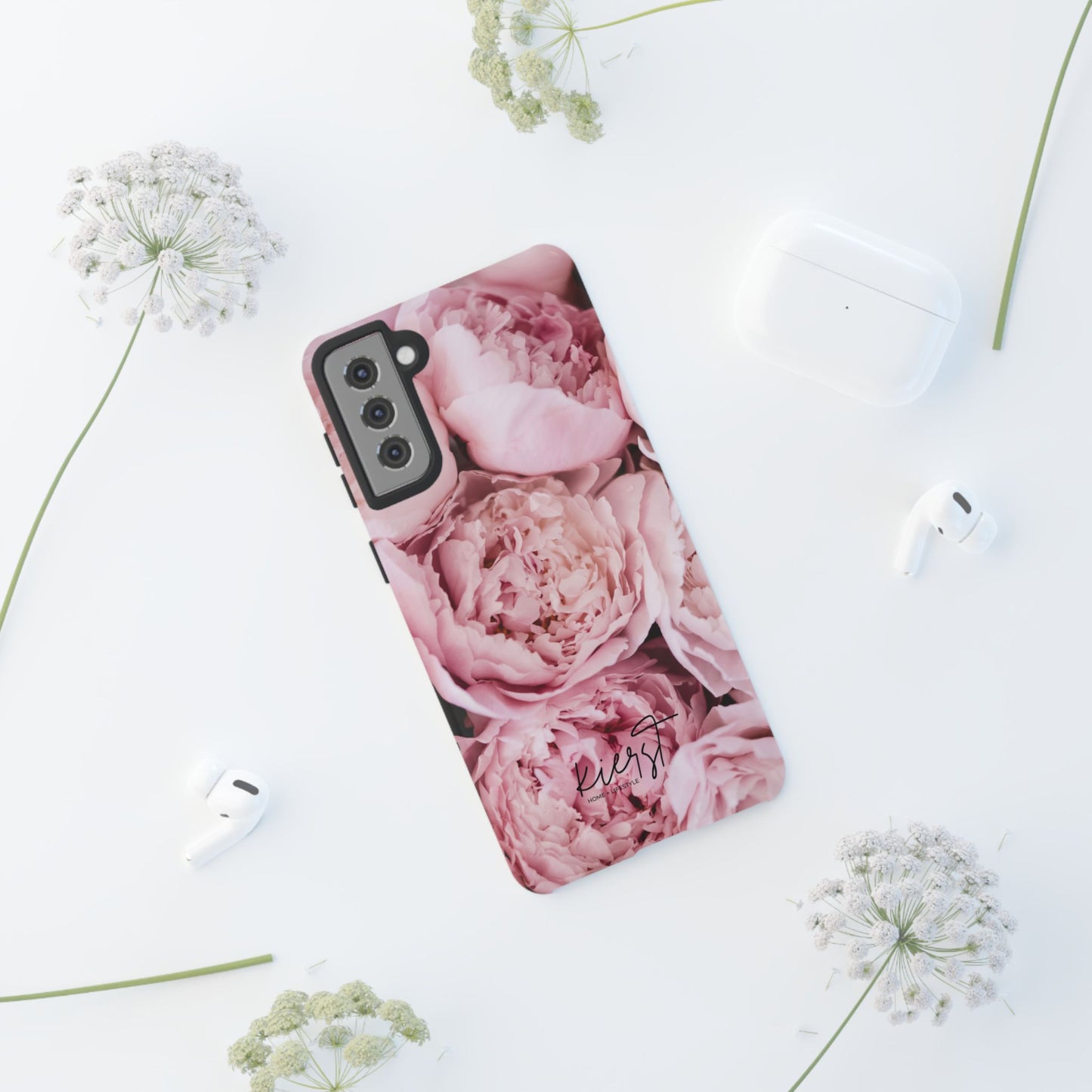 Pink Peonies Samsung Galaxy Case | A Floral Moment Lasts Longer Than Fresh Stems