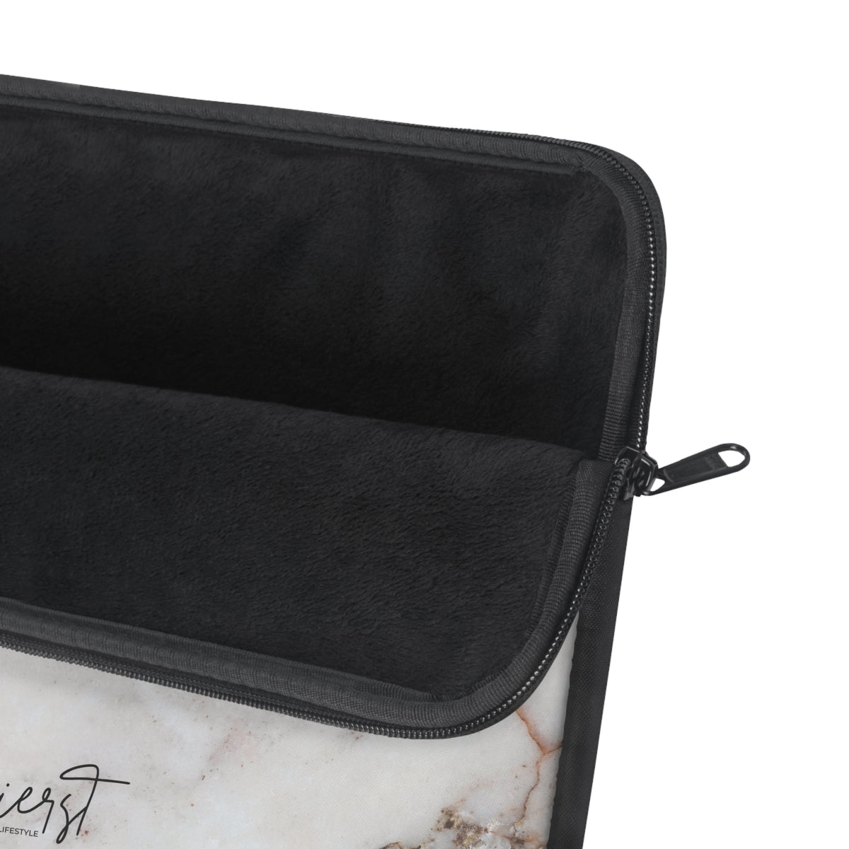 Warm White Marble Laptop Sleeve