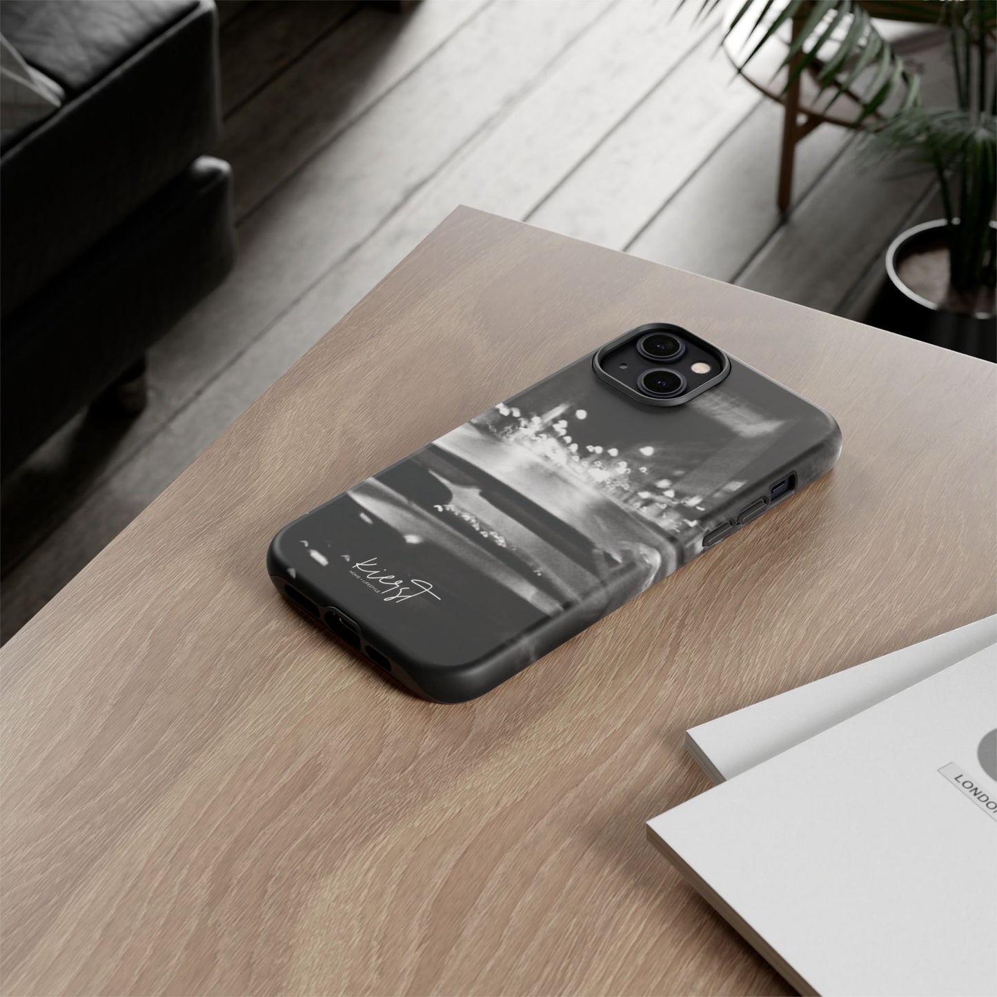 Faded Summer Nights iPhone Case | A Cinematic Blur of City Lights and Nostalgia