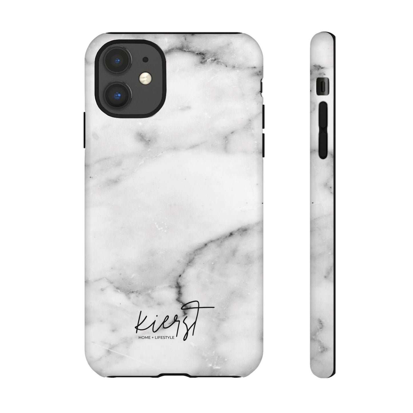 Lived-In White and Grey Marble iPhone Case | Curated Calm, Captured in Marble