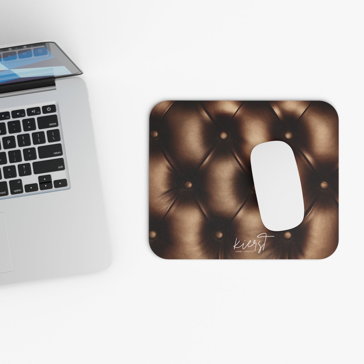 Bronze Tufted Mouse Pad | Luxe Desk Accent