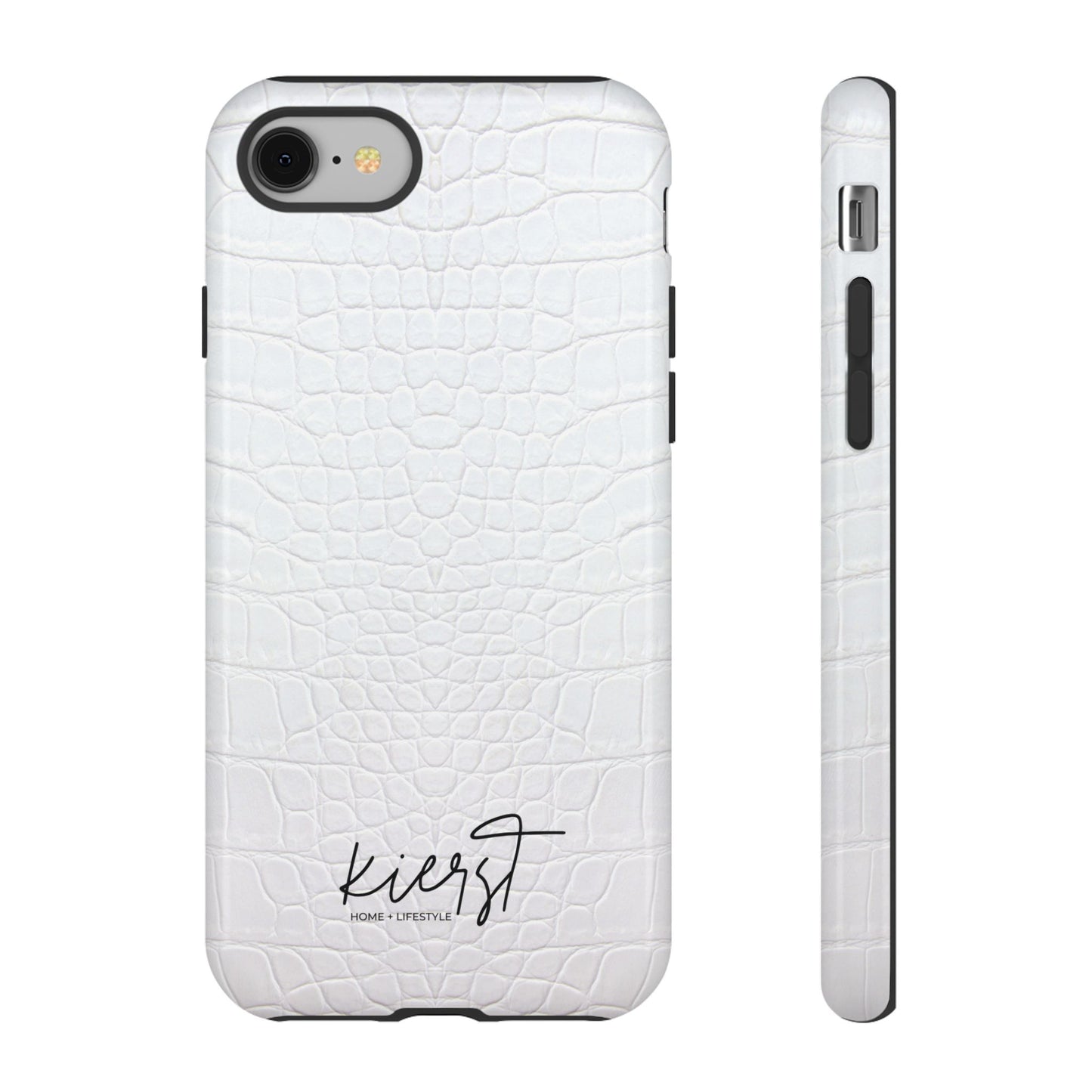 White Alligator iPhone Case | Minimal, Crisp, and Effortlessly Elevated