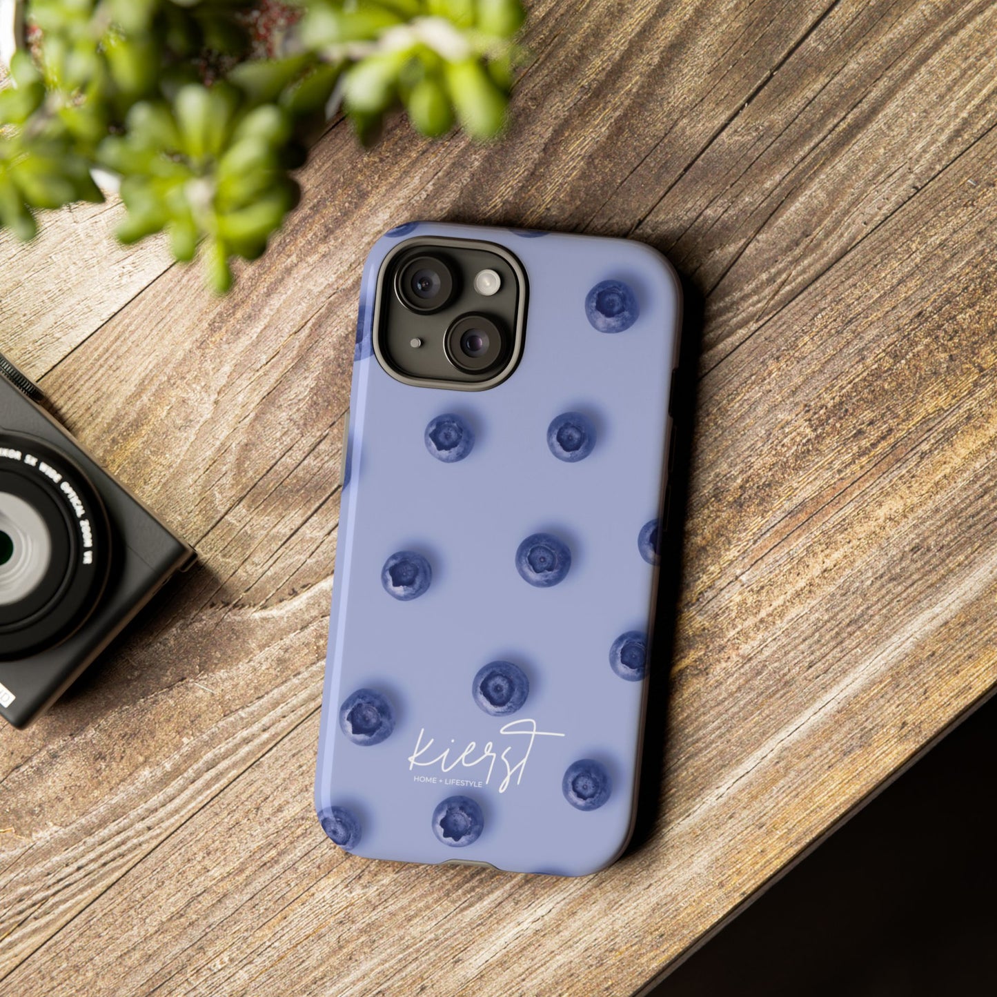 Blueberries iPhone Case | A refined play on fruit-forward charm