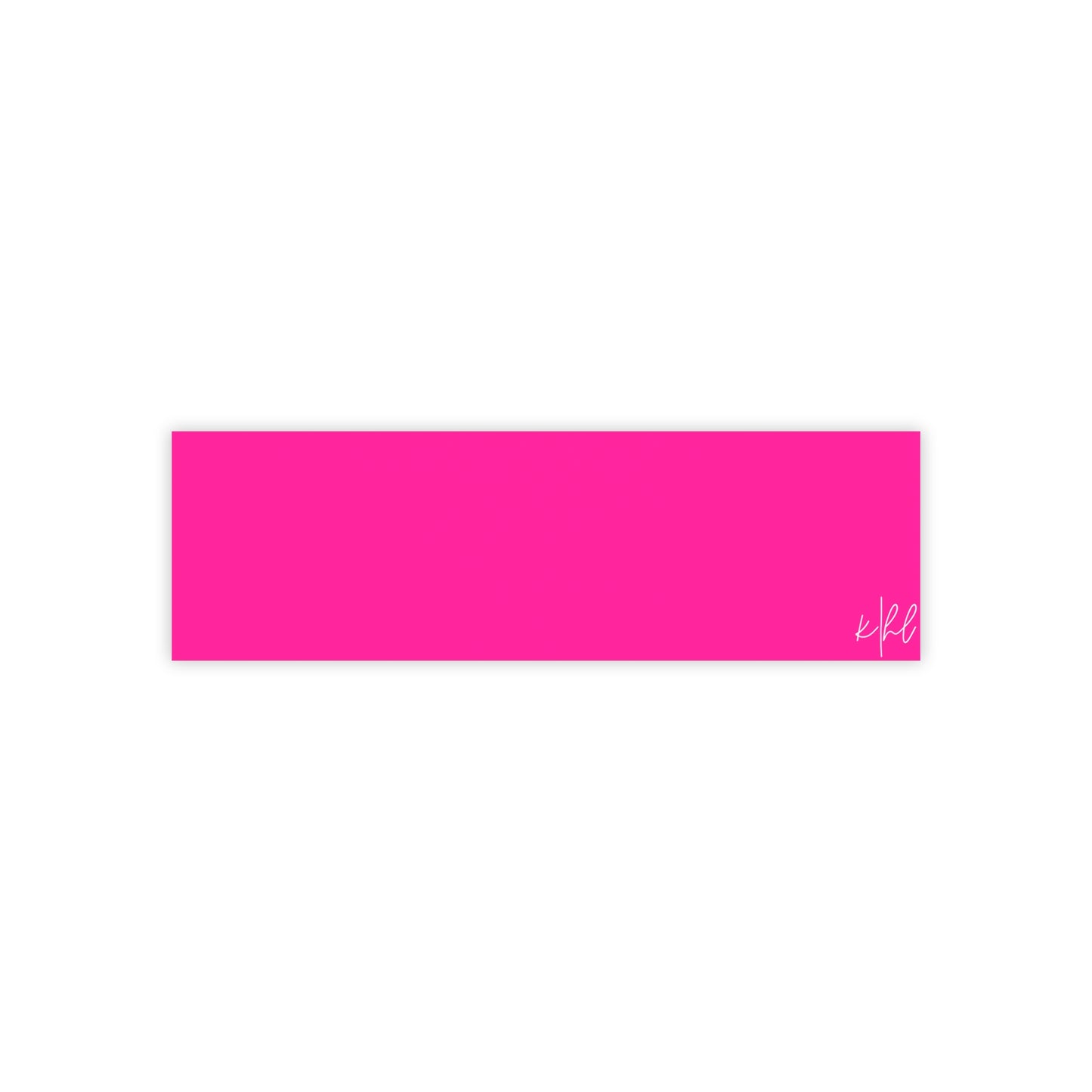 kierst Signature Hot Pink Post-it® Note Pad | Vibrant Sticky Notes for Bold Desks