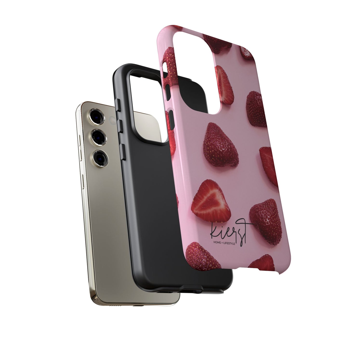 Strawberries Samsung Galaxy Phone Case | A Juicy Pop of Playfulness Meets Polished Design