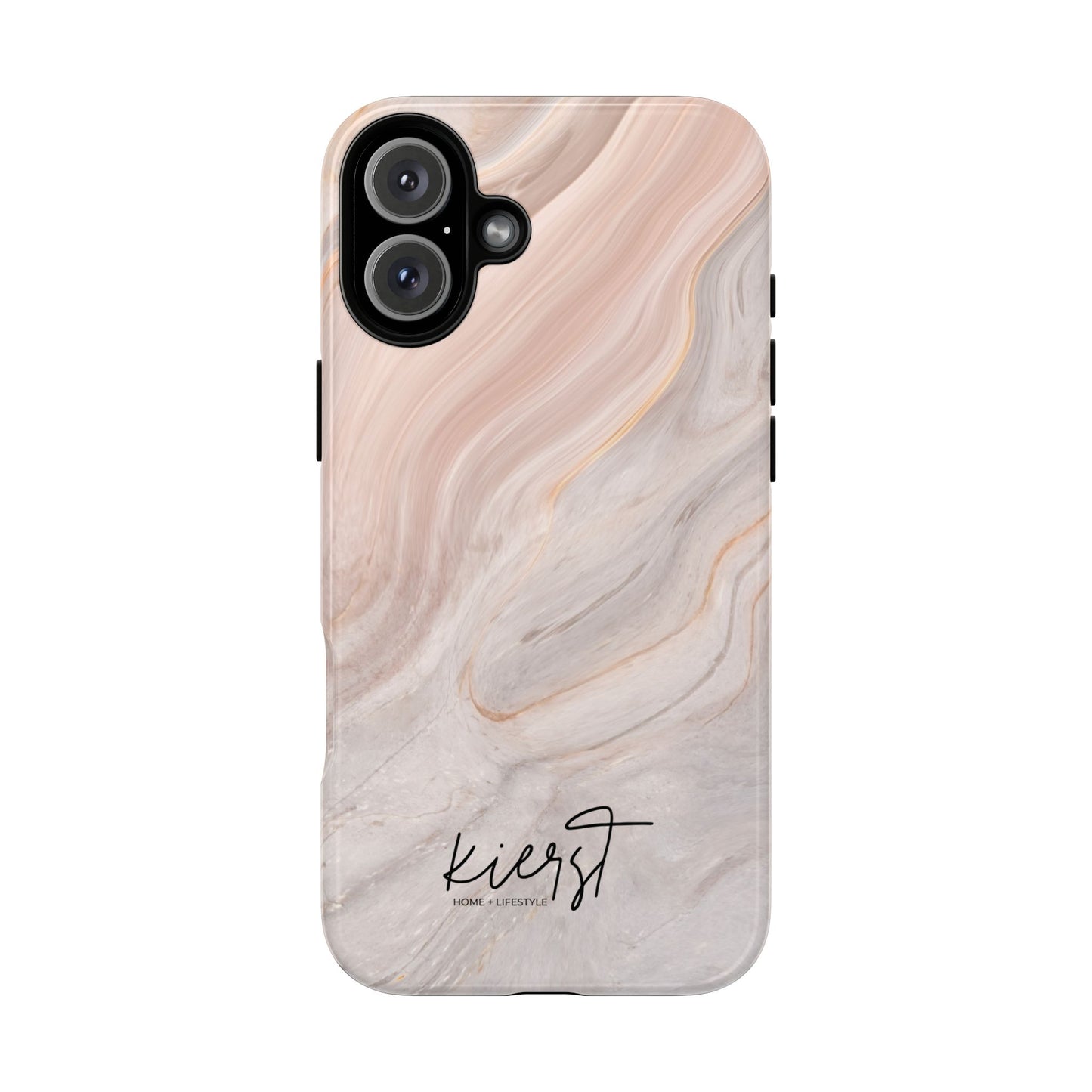 Blush Swirl Marble iPhone Case | Soft Curves, Strong Protection