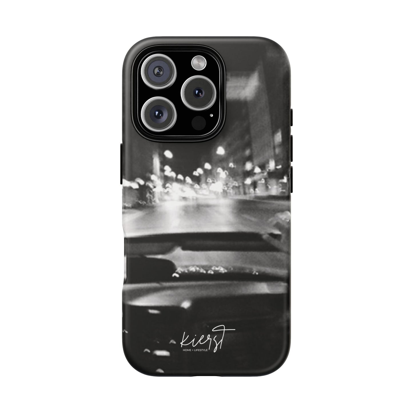 Faded Summer Nights iPhone Case | A Cinematic Blur of City Lights and Nostalgia