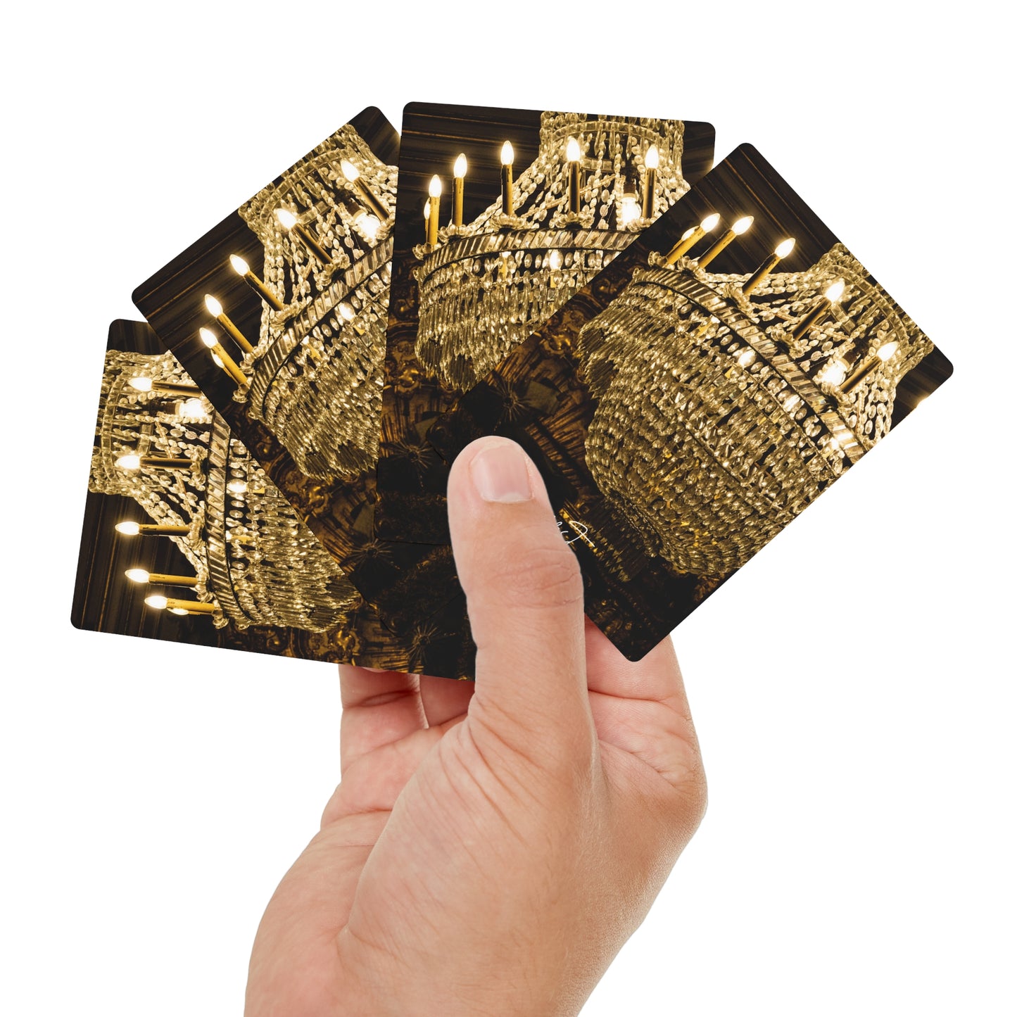 Baroque Chandelier Poker Playing Cards