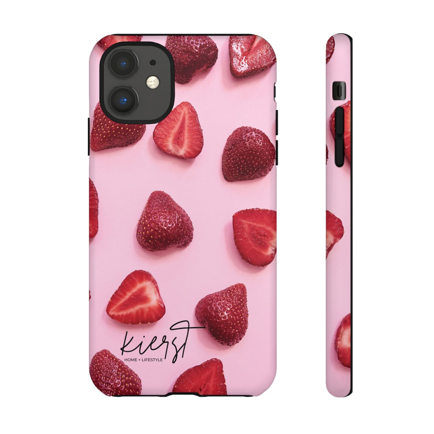 Strawberries iPhone Case | A Sweet Statement Rooted in Soft Luxury