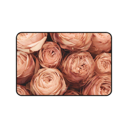Peony Dusk Desk Mat | A Soft Statement for Refined Workspaces
