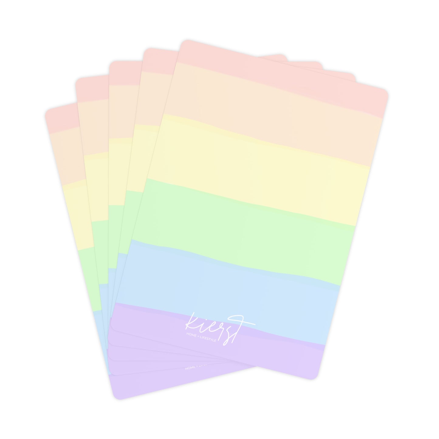 Pastel Rainbow Playing Cards – Soft, Stylish, and Playful