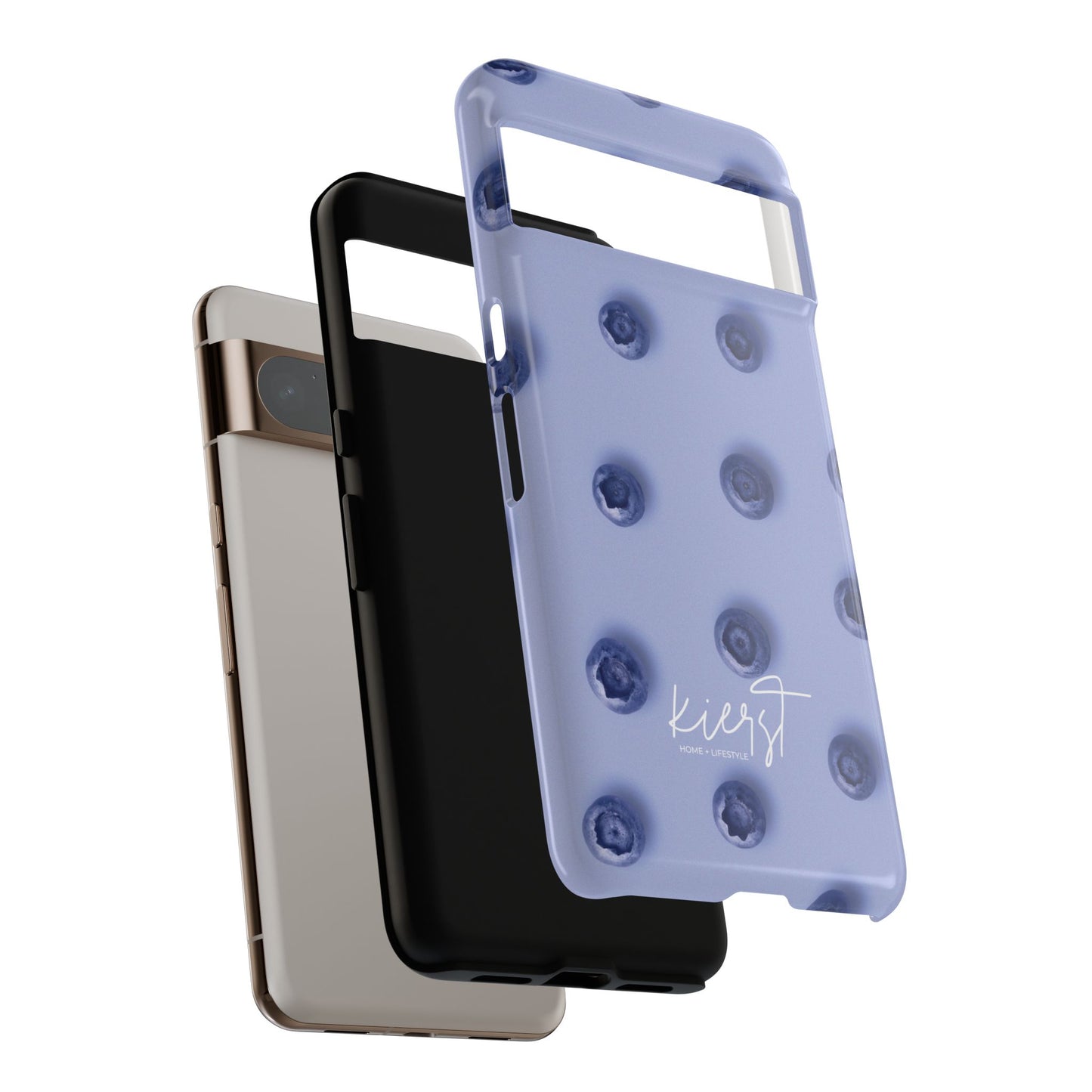 Blueberries Google Pixel Case | Whimsical Meets Refined in This Playful Fruit-Forward Design