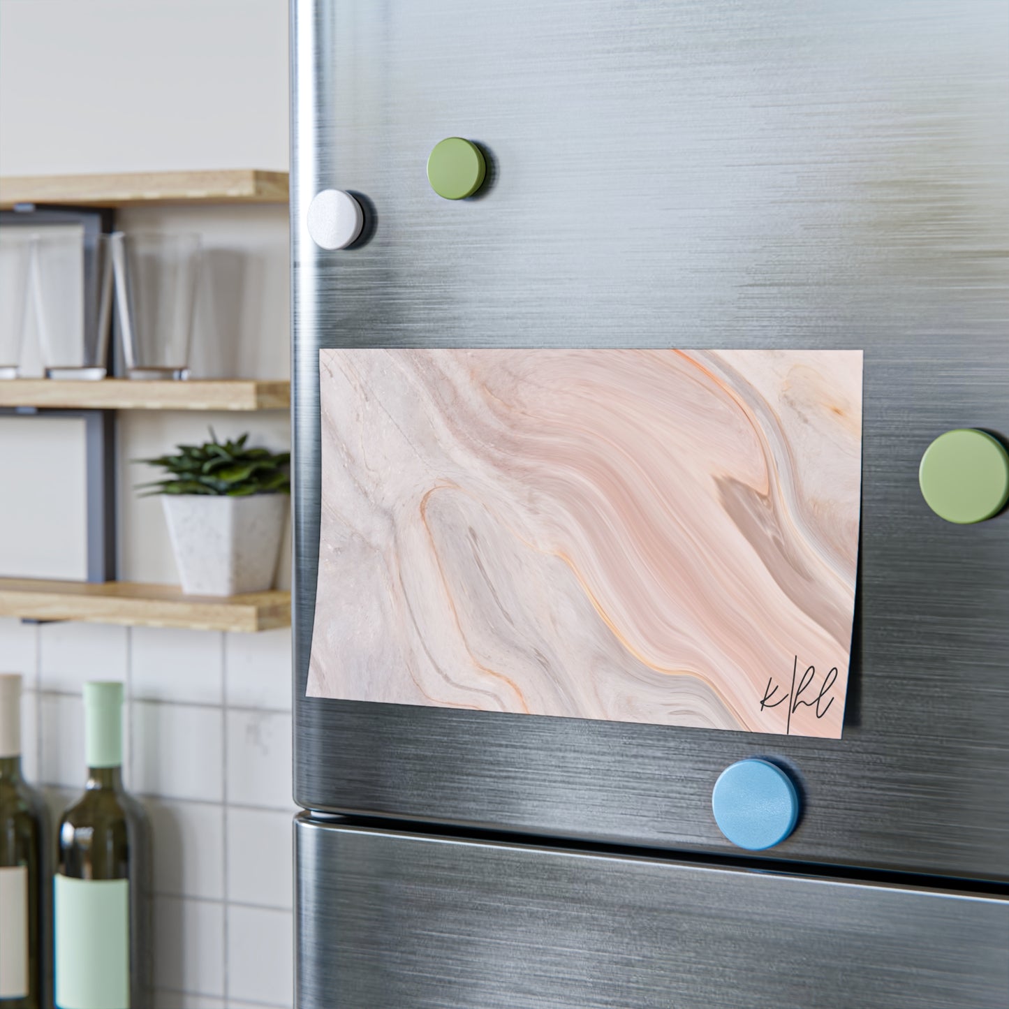 Blush Swirl Marble Post-it® Note Pad | Soft Pink Marble-Inspired Sticky Notes for Chic Desks