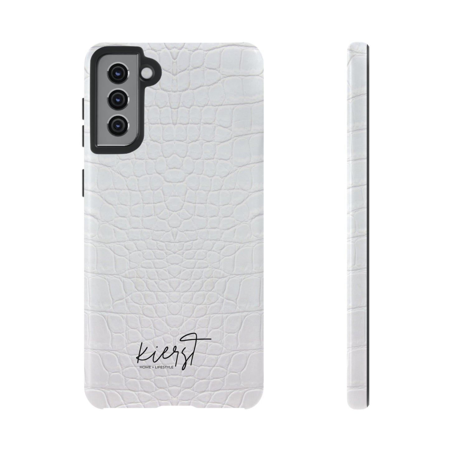 White Alligator Samsung Galaxy Case | Classic Texture Meets Modern Edge