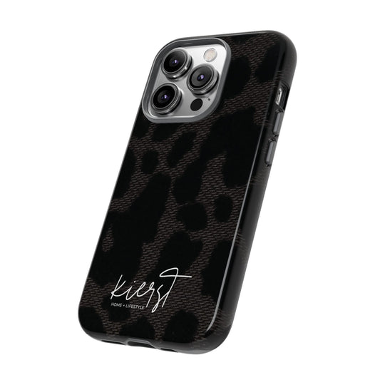Black Leopard iPhone Case