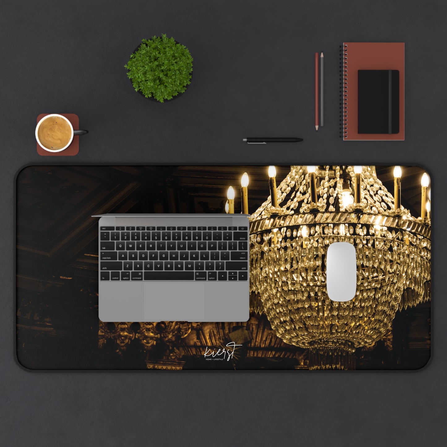 Baroque Chandelier Desk Mat