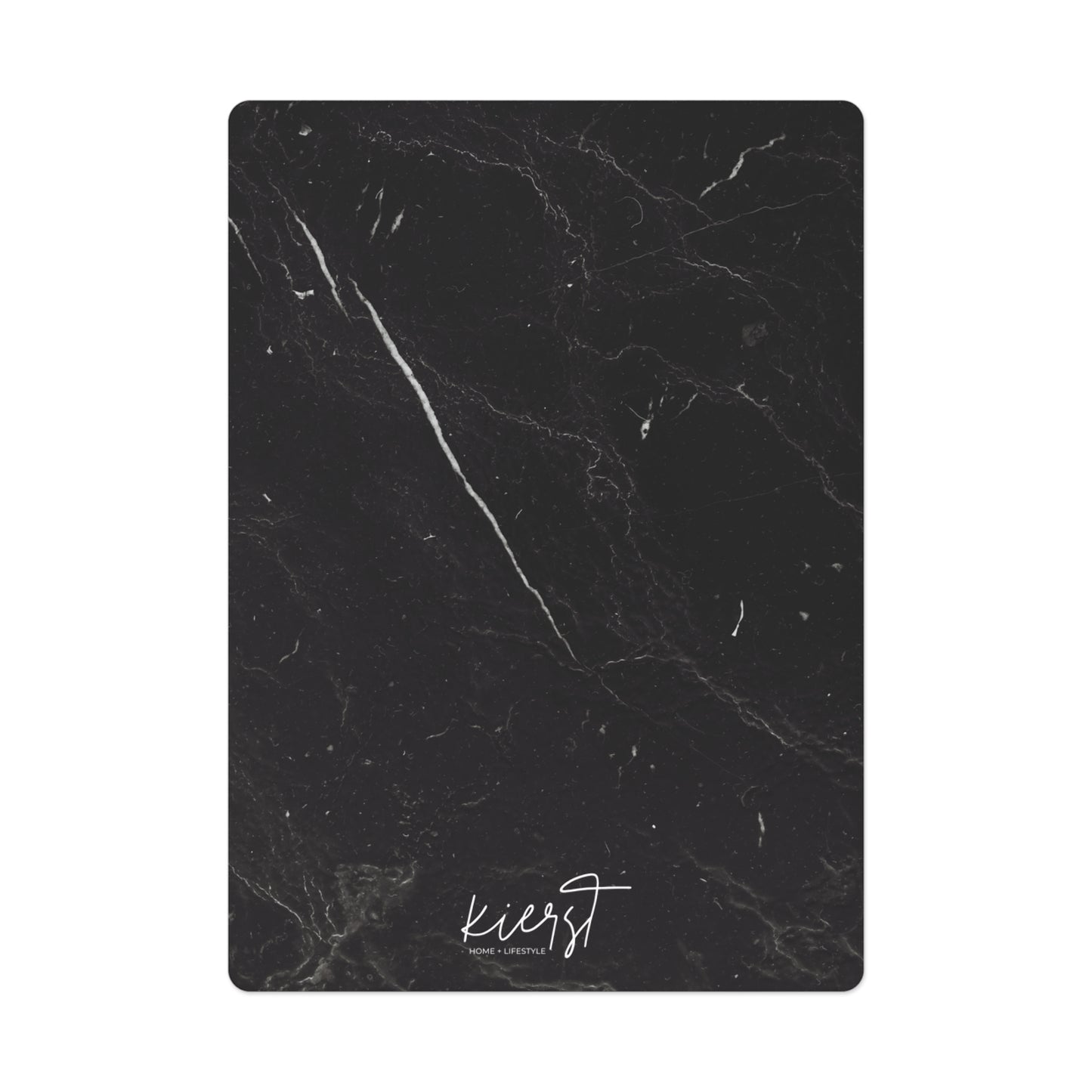 Black Marble Poker Playing Cards – Luxe Monochrome Deck by kierst