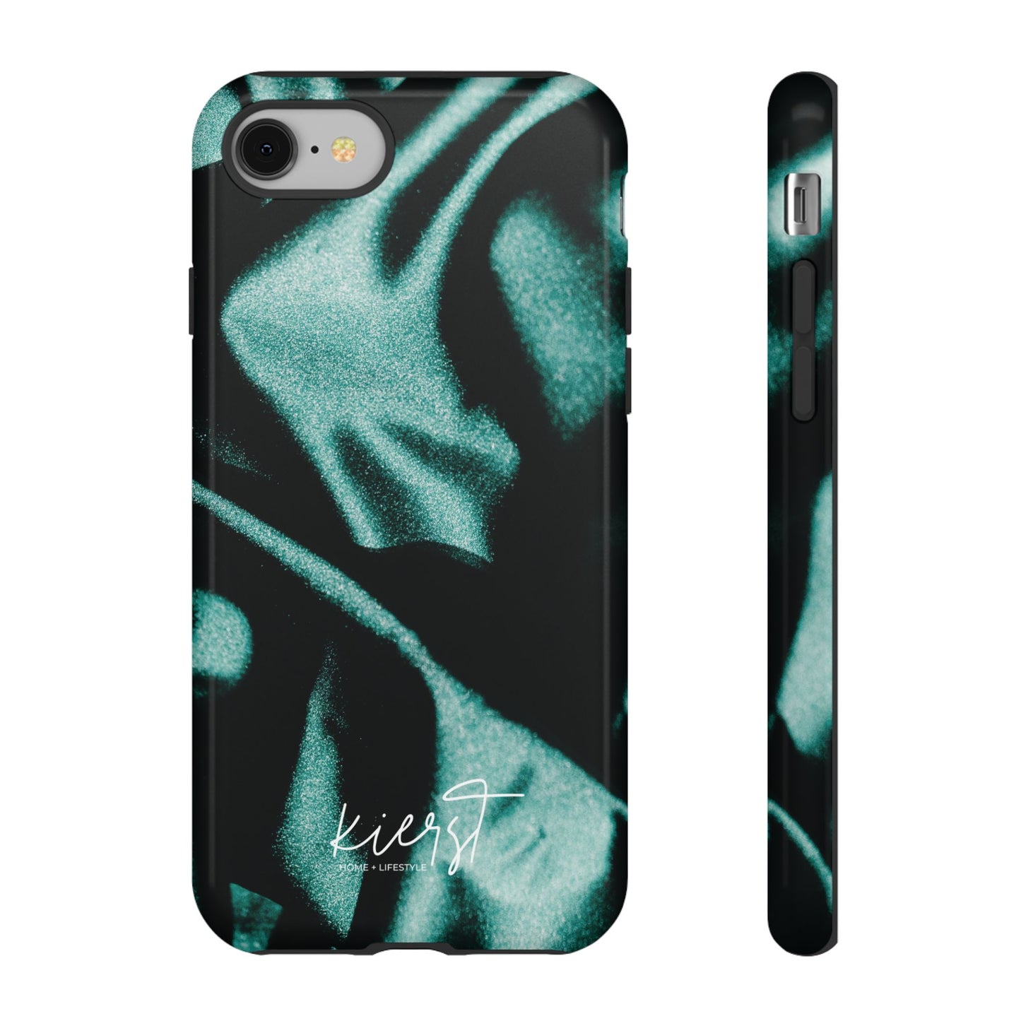 Emerald Silk Print iPhone Case