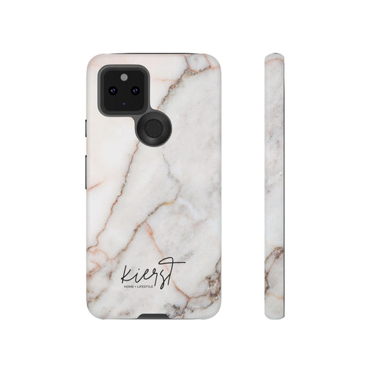 Warm White Marble Google Pixel Phone Case