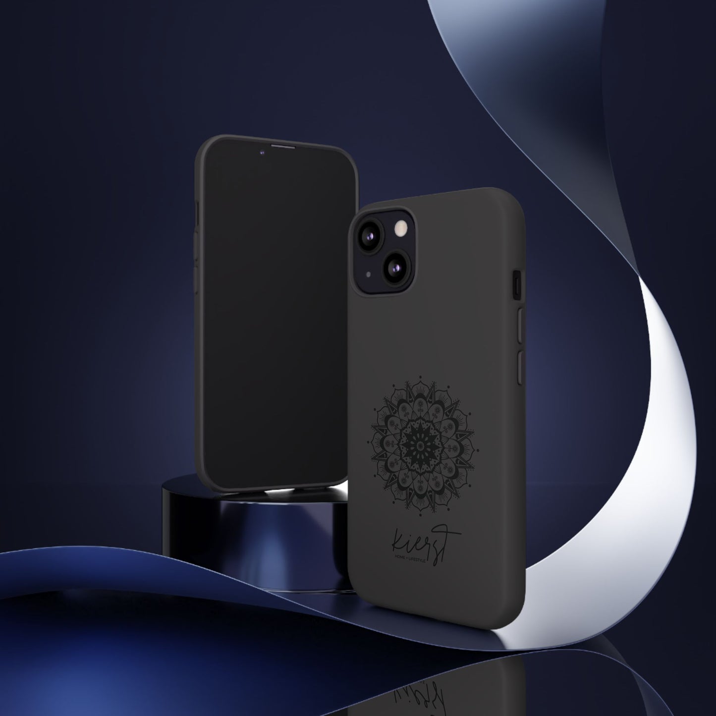 Black Mandala iPhone Case | Refined Calm in Every Curve