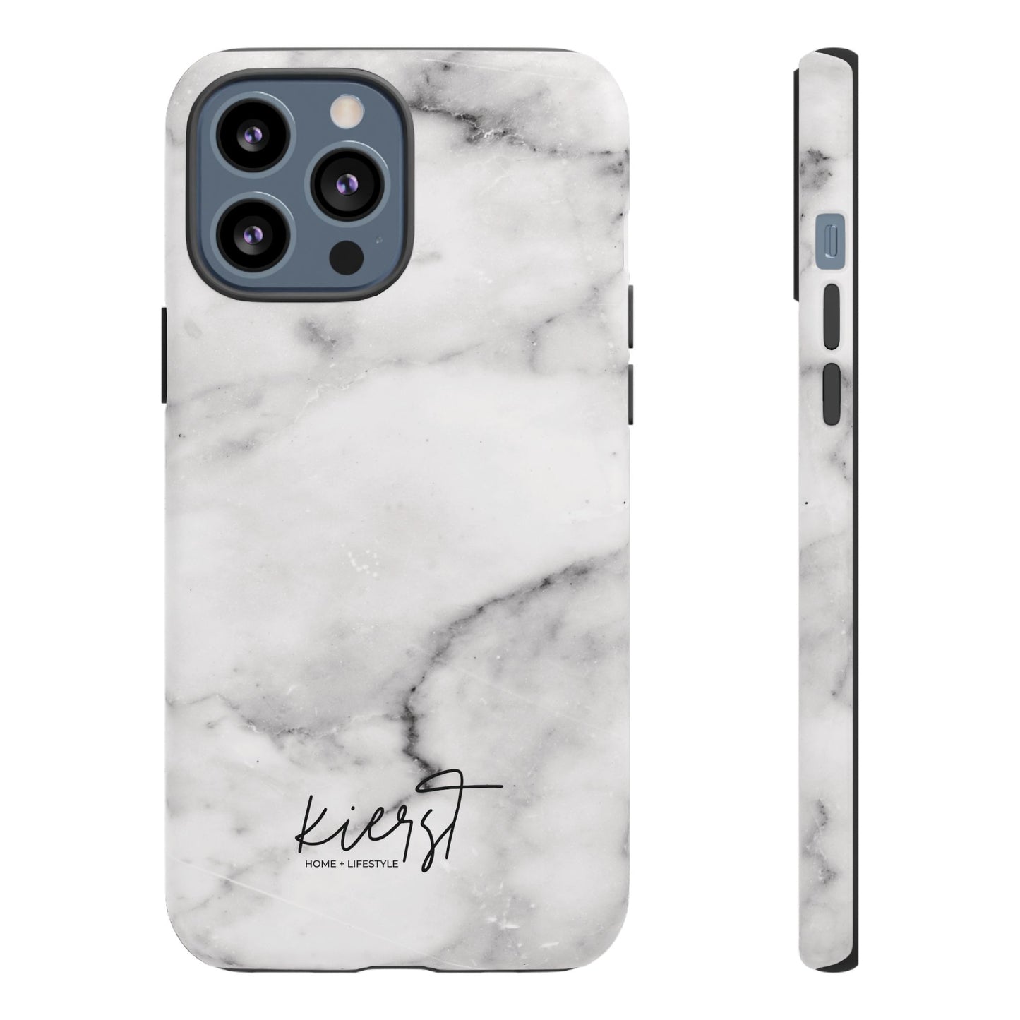 Lived-In White and Grey Marble iPhone Case | Curated Calm, Captured in Marble