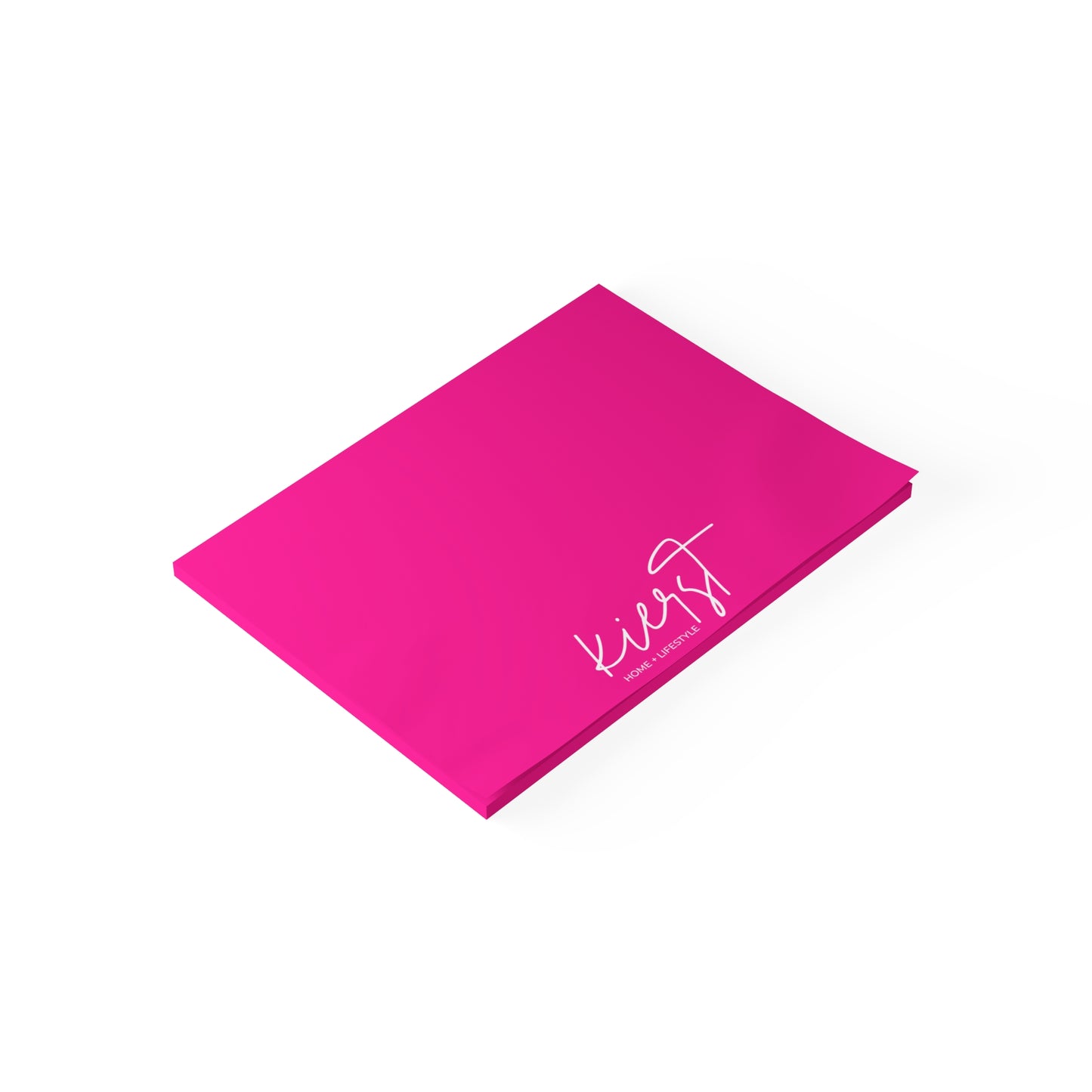 kierst Signature Hot Pink Post-it® Note Pad | Vibrant Sticky Notes for Bold Desks