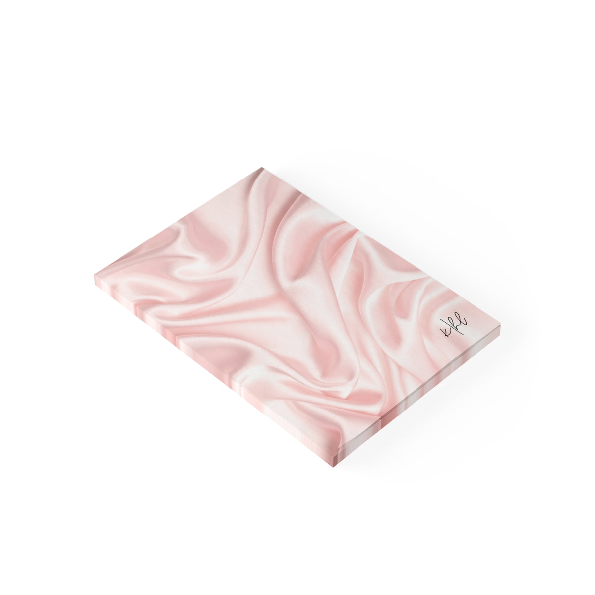 Pink Silk Striped Post-it® Note Pad