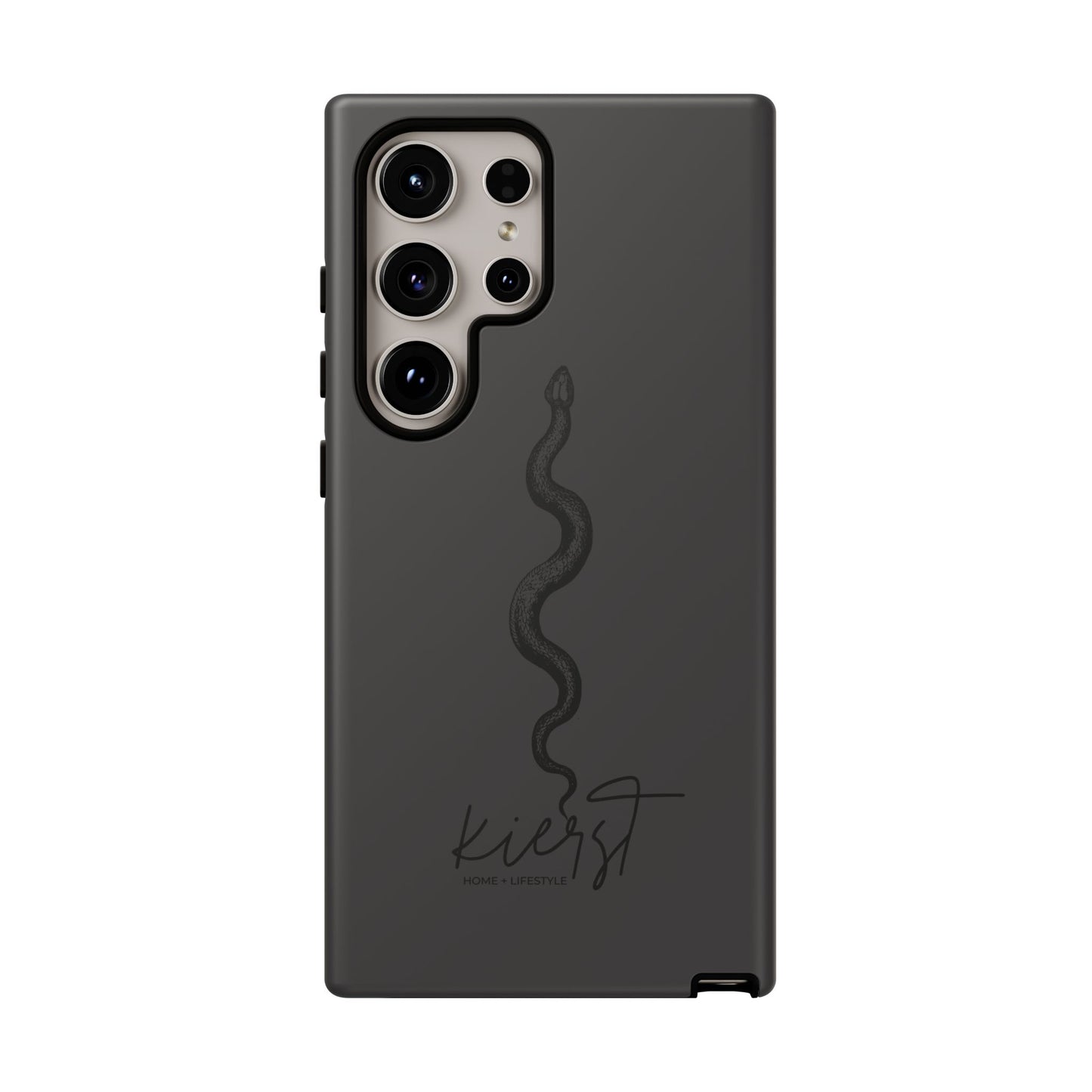 Long Black Snake Samsung Galaxy Phone Case | Power In The Subtleties