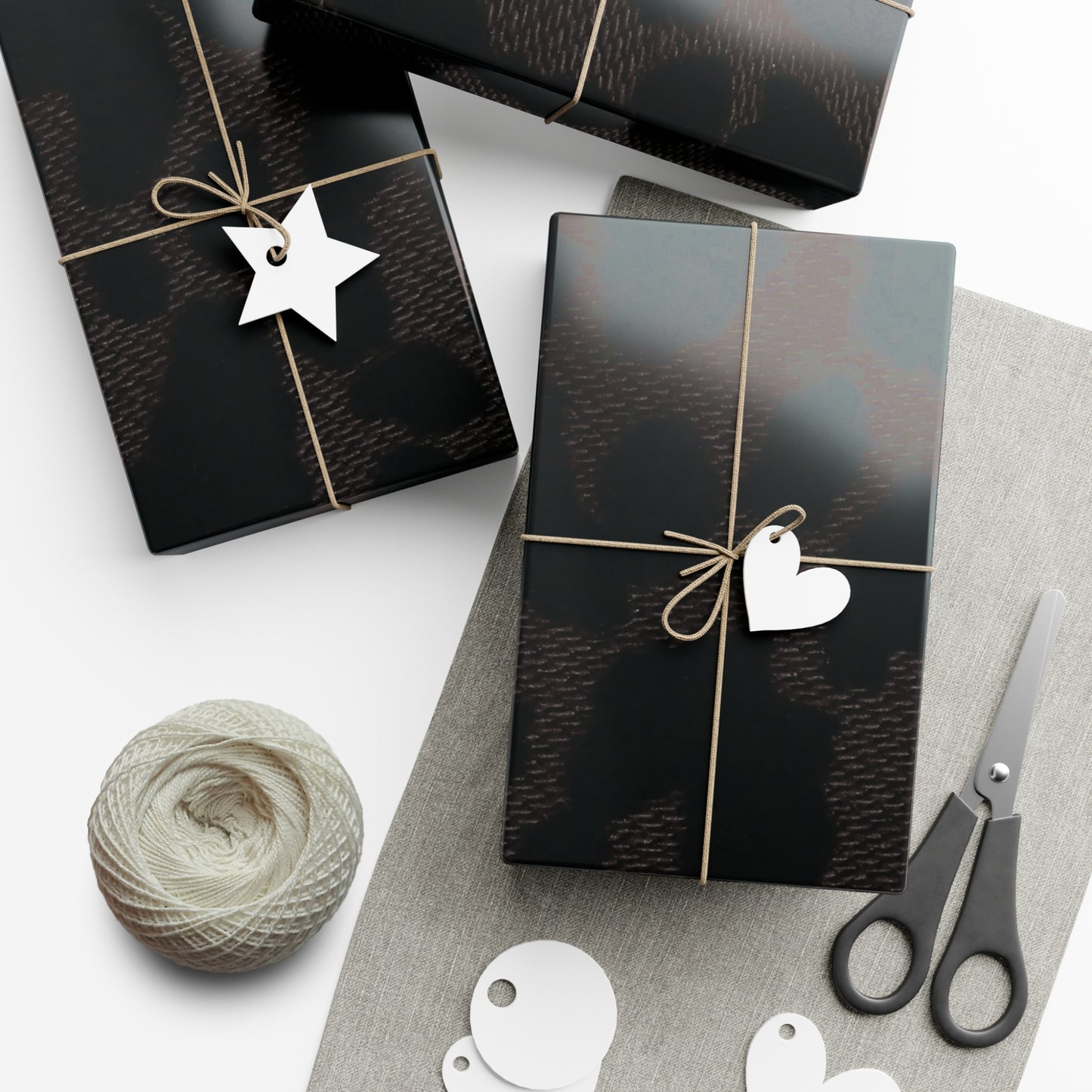 Black Leopard Gift Wrapping Paper