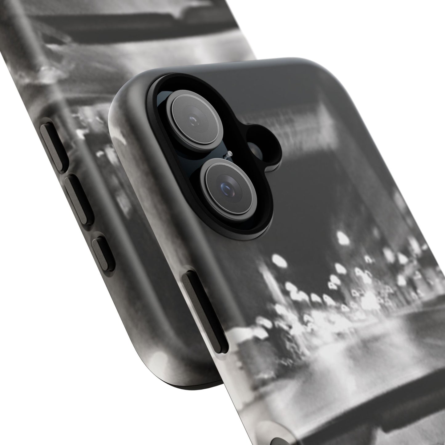 Faded Summer Nights iPhone Case | A Cinematic Blur of City Lights and Nostalgia