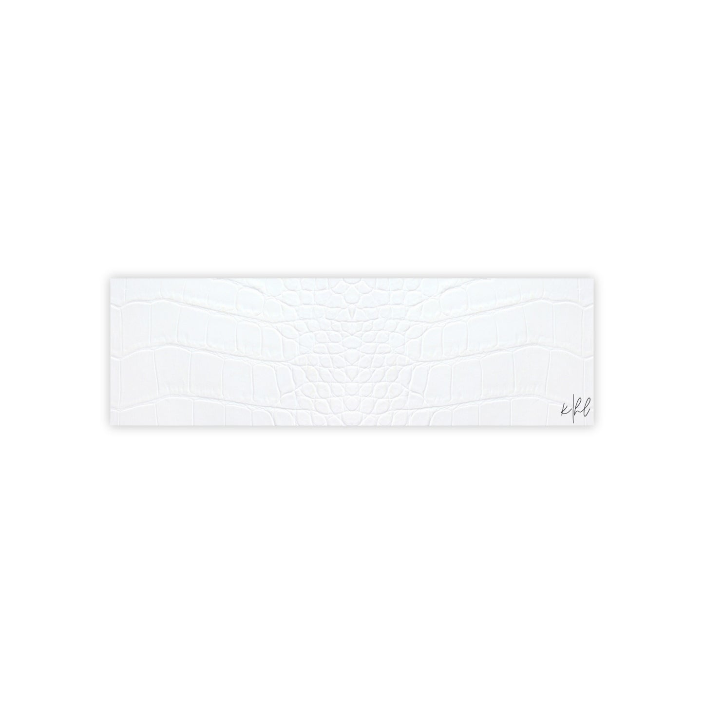 White Alligator Post-it® Note Pad | Luxe Faux Skin-Inspired Memo Pad