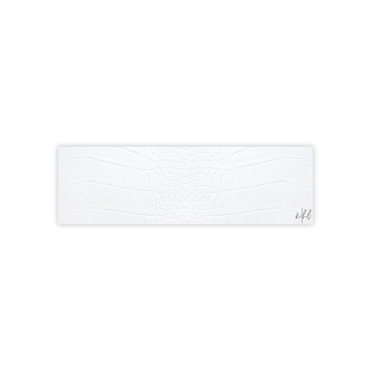 White Alligator Post-it® Note Pad