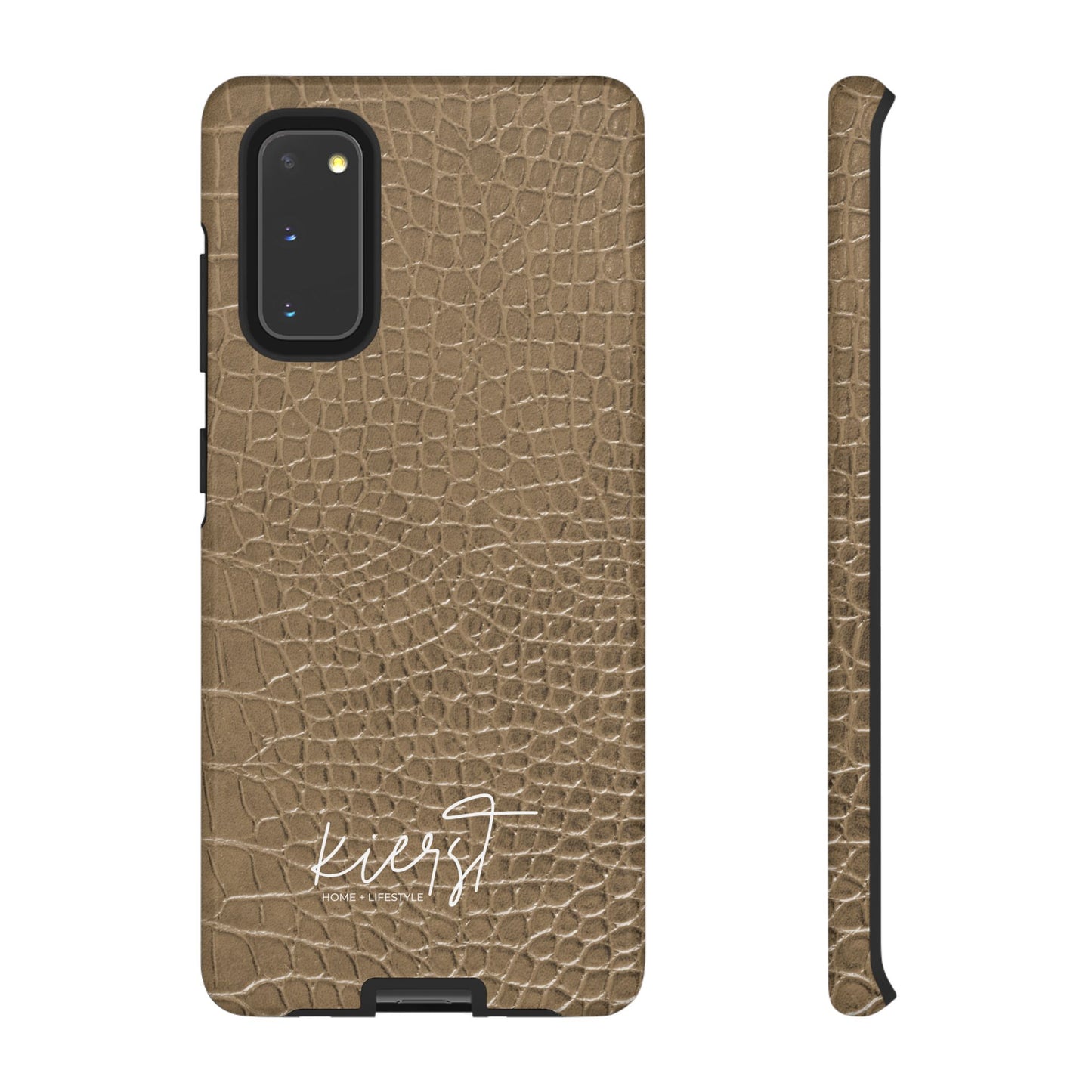 Tan Alligator Print Samsung Galaxy Phone Case | Subtle Statement, Everyday Style