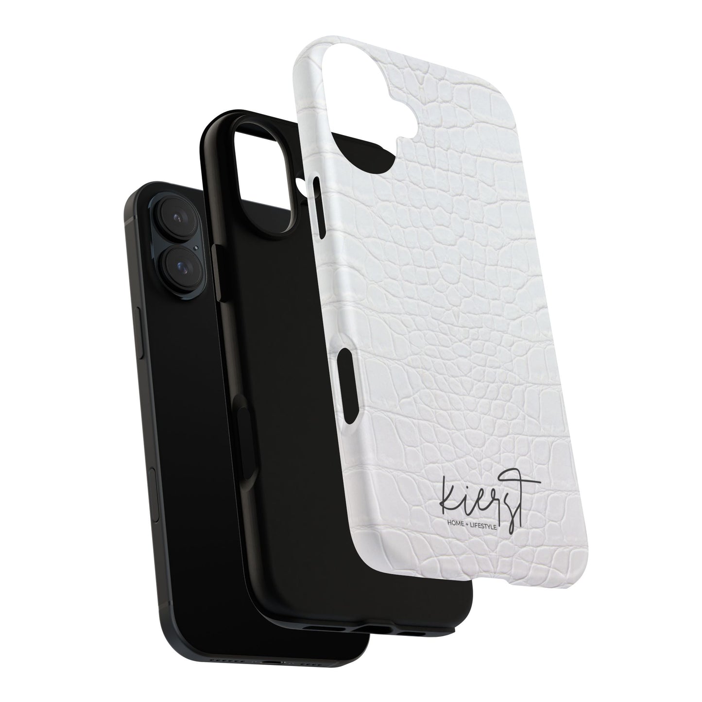 White Alligator iPhone Case | Minimal, Crisp, and Effortlessly Elevated